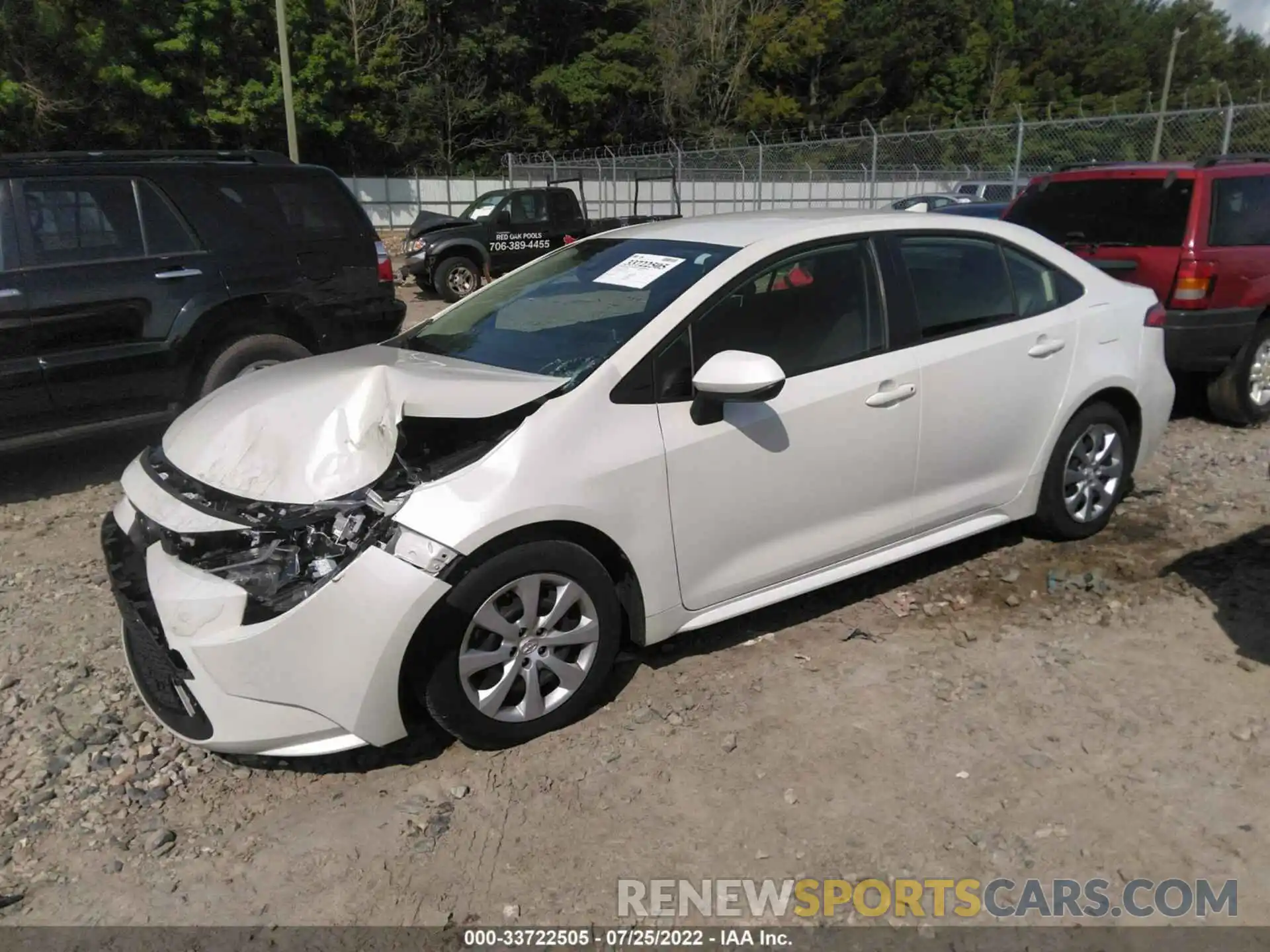 2 Photograph of a damaged car JTDEPRAE4LJ101685 TOYOTA COROLLA 2020