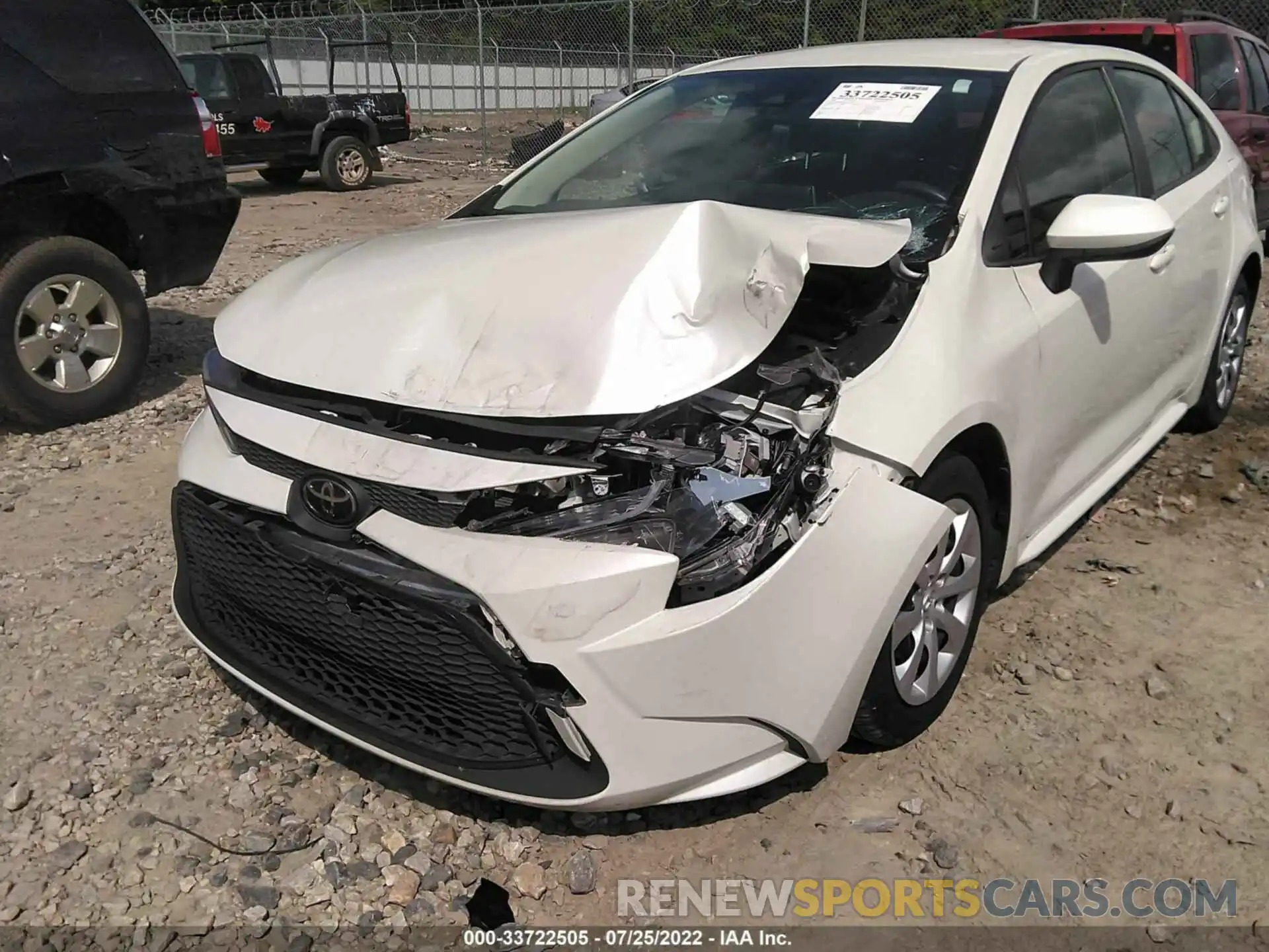 6 Photograph of a damaged car JTDEPRAE4LJ101685 TOYOTA COROLLA 2020