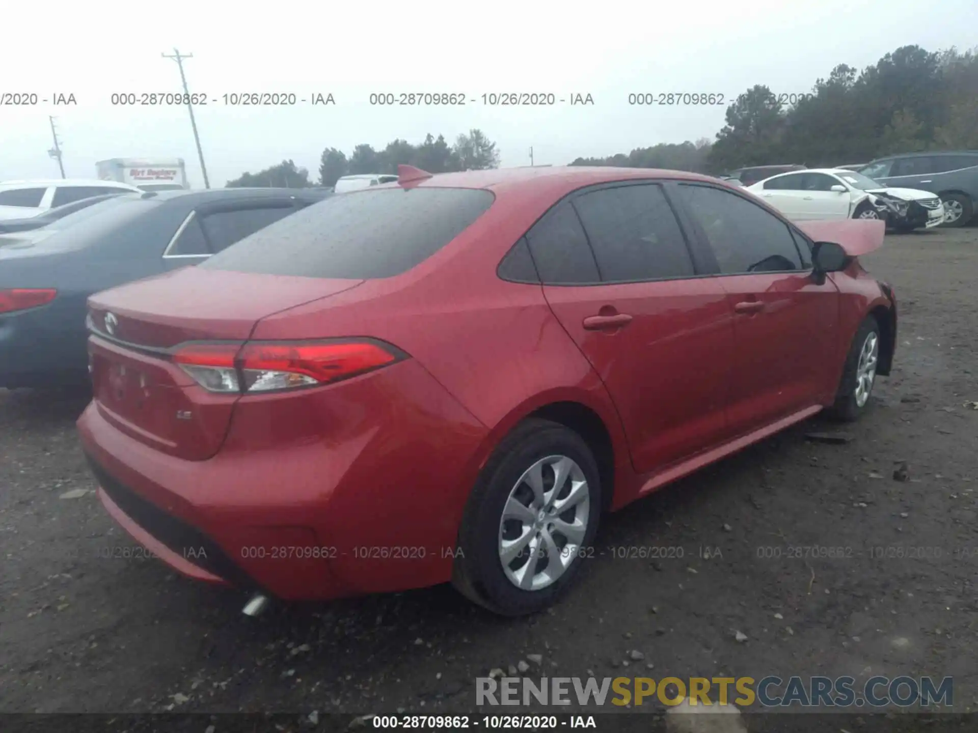 4 Photograph of a damaged car JTDEPRAE4LJ101699 TOYOTA COROLLA 2020