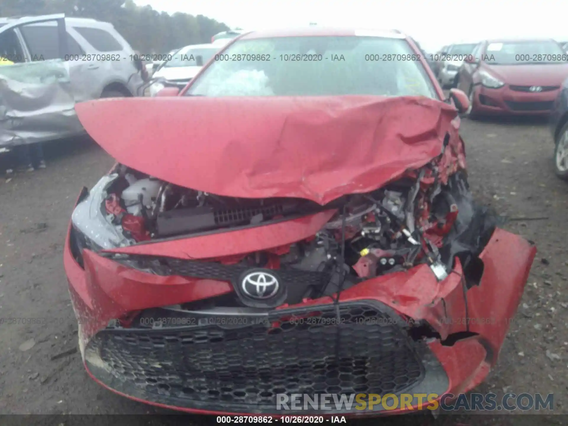 6 Photograph of a damaged car JTDEPRAE4LJ101699 TOYOTA COROLLA 2020