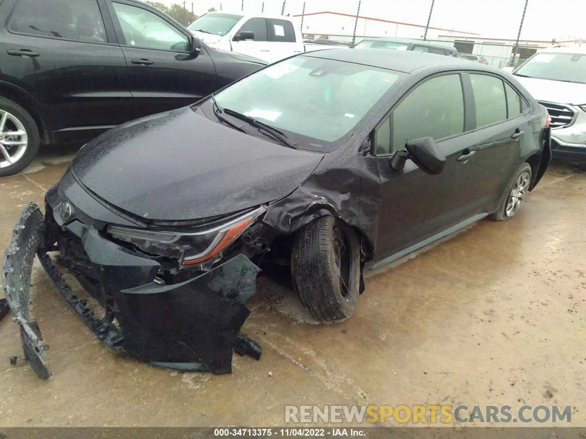 2 Photograph of a damaged car JTDEPRAE4LJ102934 TOYOTA COROLLA 2020