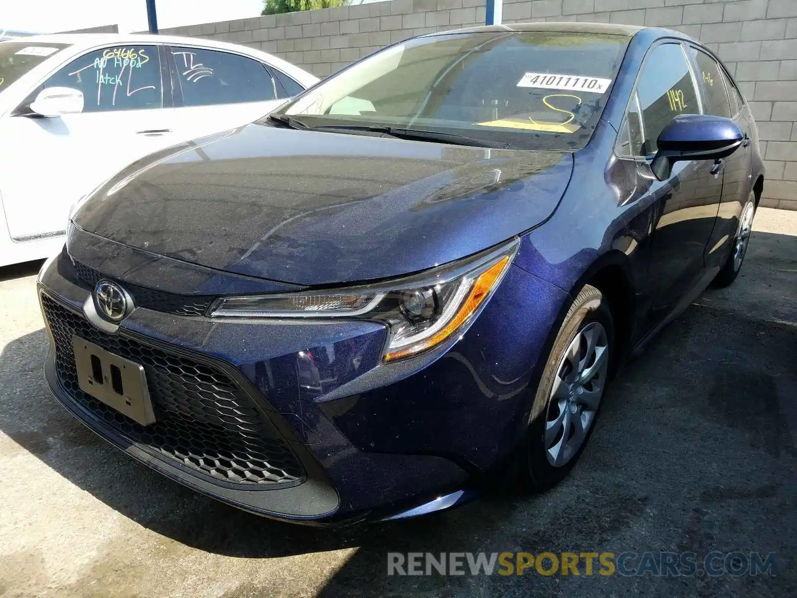 2 Photograph of a damaged car JTDEPRAE4LJ102982 TOYOTA COROLLA 2020