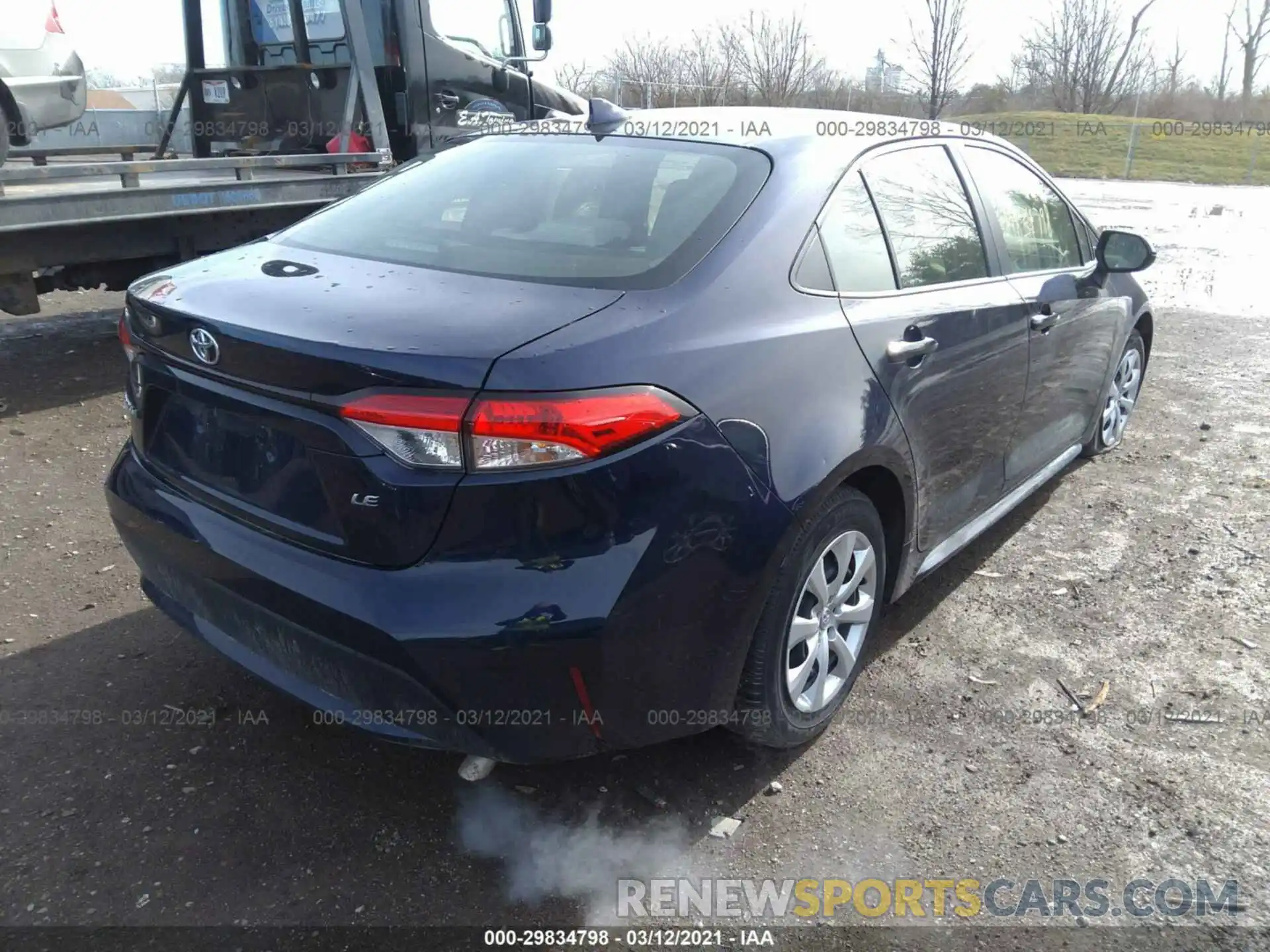 4 Photograph of a damaged car JTDEPRAE4LJ103937 TOYOTA COROLLA 2020