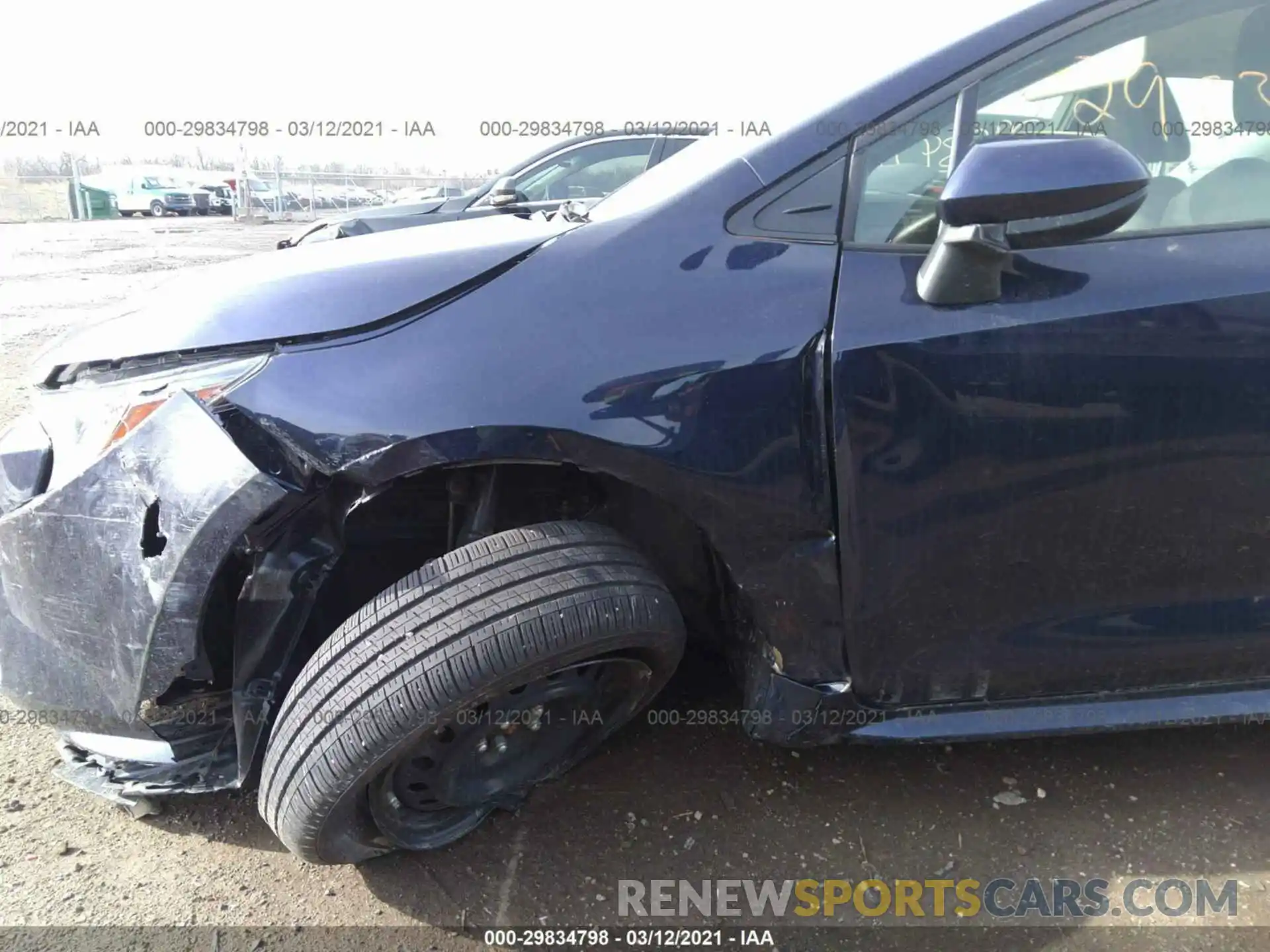 6 Photograph of a damaged car JTDEPRAE4LJ103937 TOYOTA COROLLA 2020