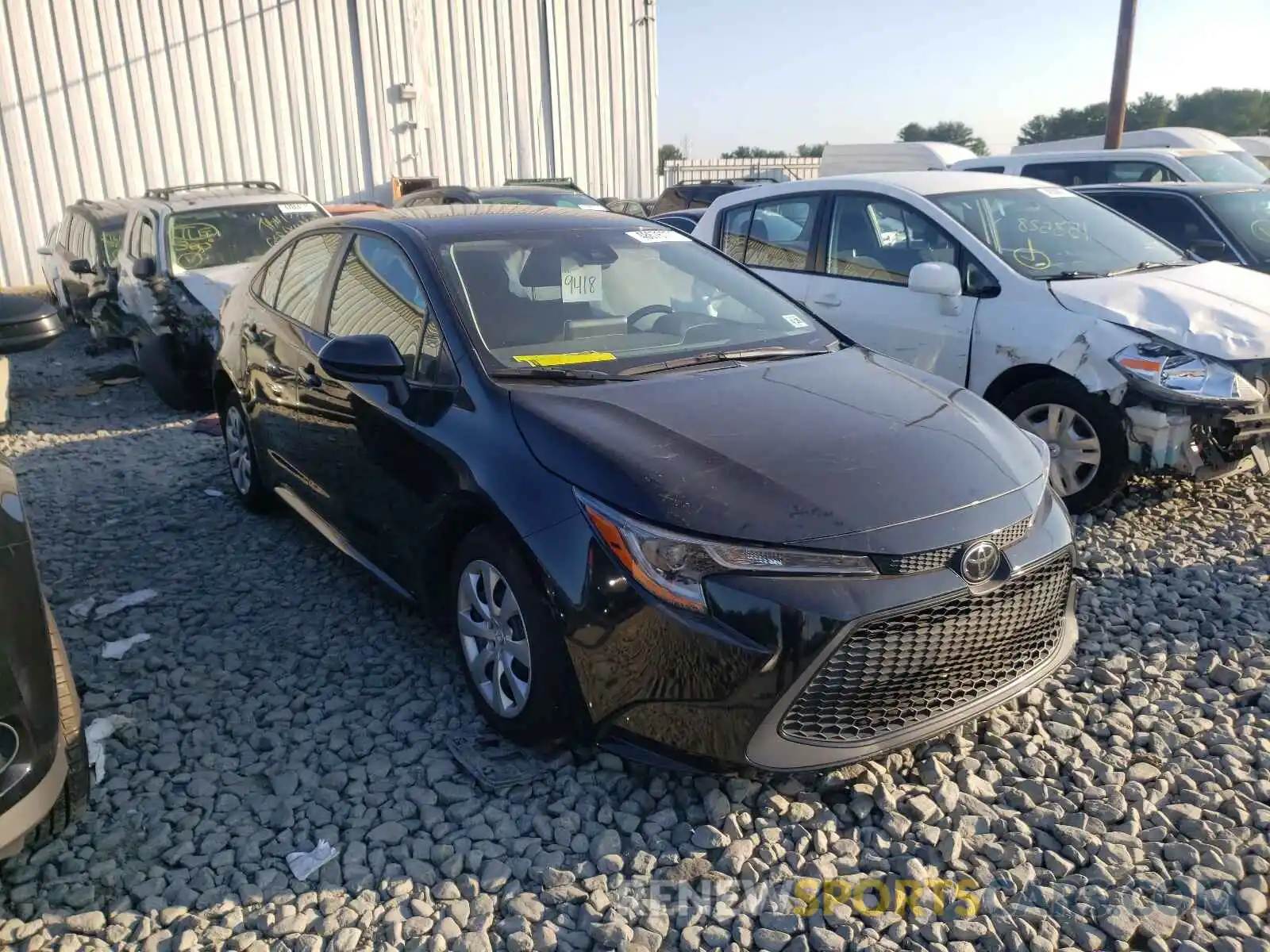 1 Photograph of a damaged car JTDEPRAE4LJ104893 TOYOTA COROLLA 2020