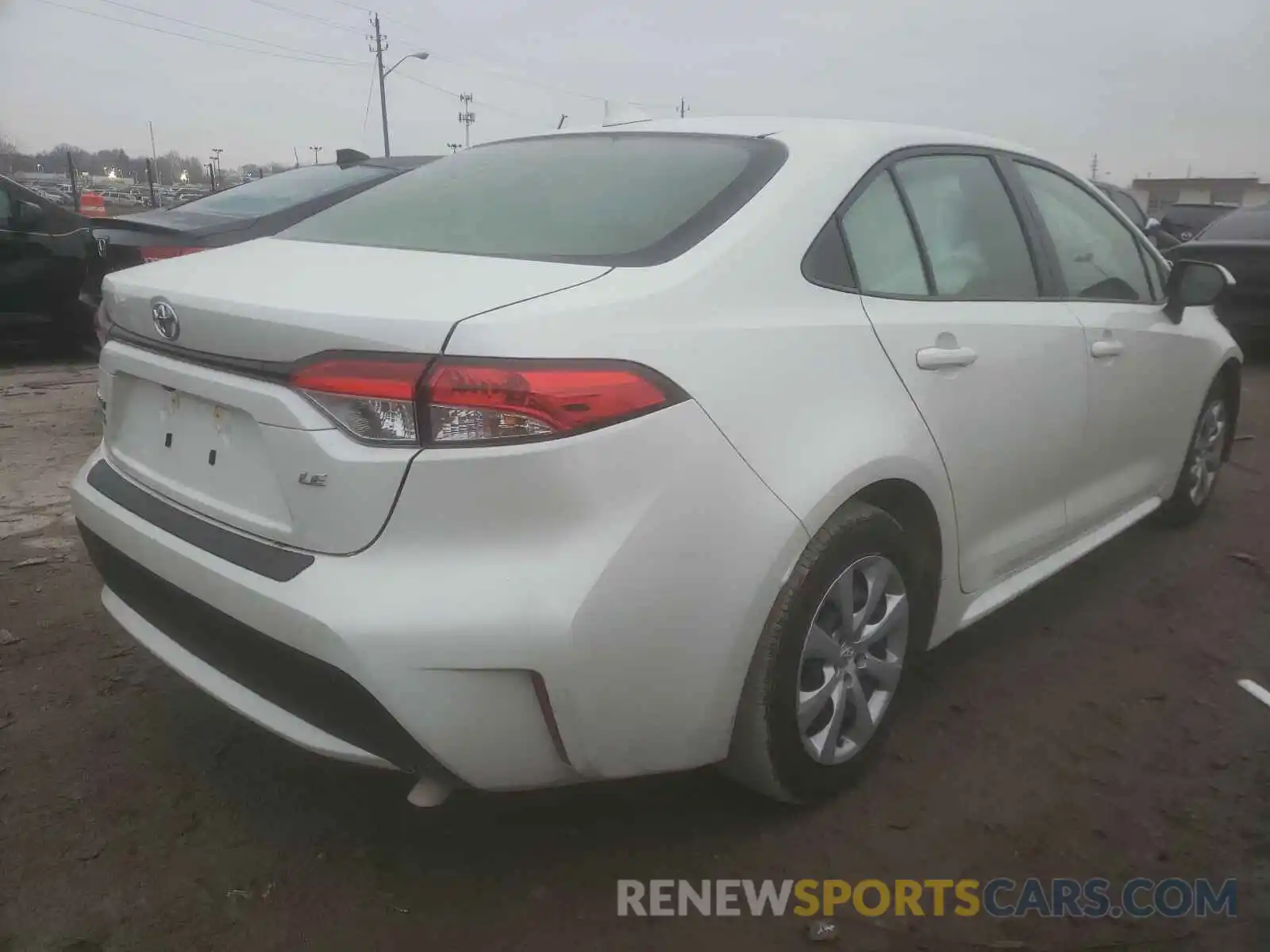 4 Photograph of a damaged car JTDEPRAE4LJ105137 TOYOTA COROLLA 2020