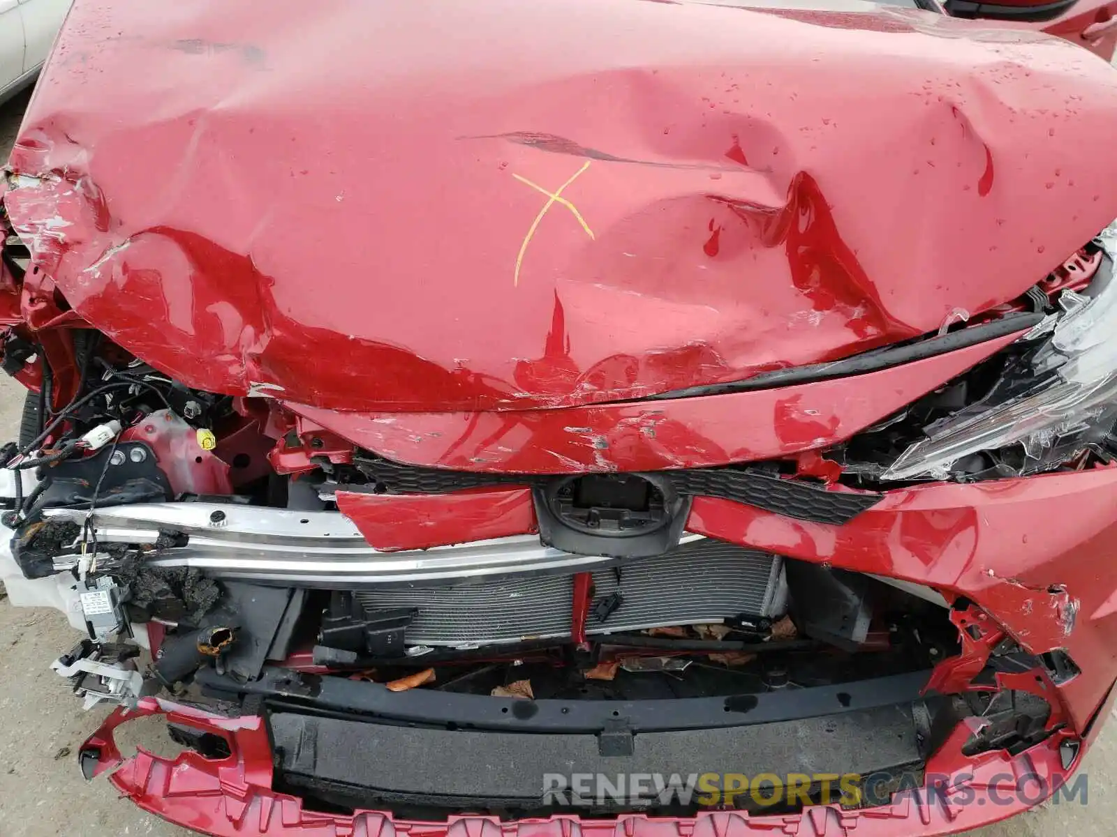 7 Photograph of a damaged car JTDEPRAE4LJ105493 TOYOTA COROLLA 2020