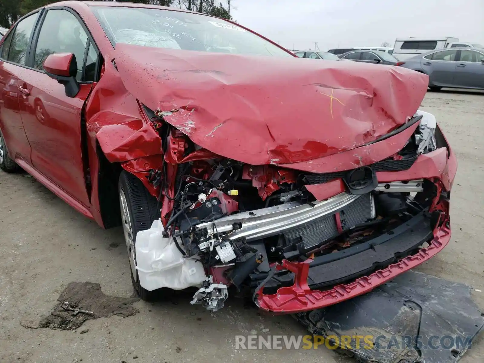 9 Photograph of a damaged car JTDEPRAE4LJ105493 TOYOTA COROLLA 2020