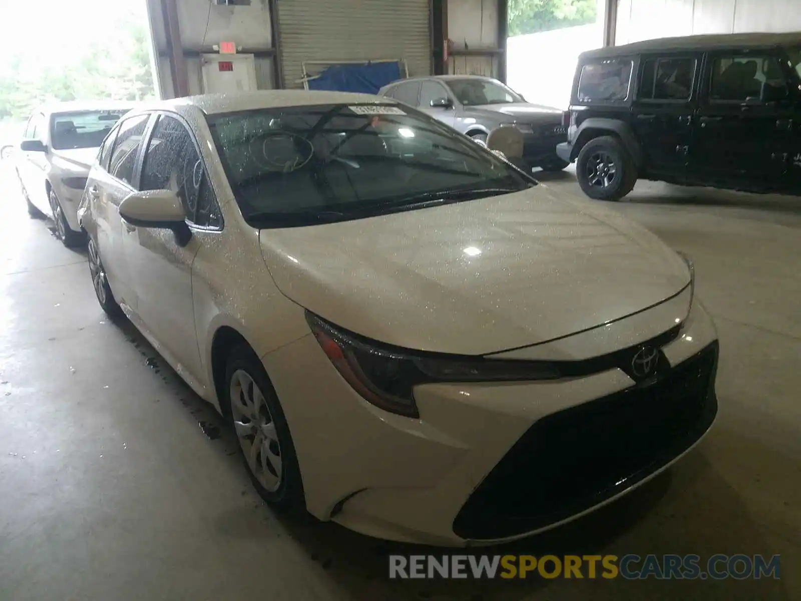 1 Photograph of a damaged car JTDEPRAE4LJ106112 TOYOTA COROLLA 2020