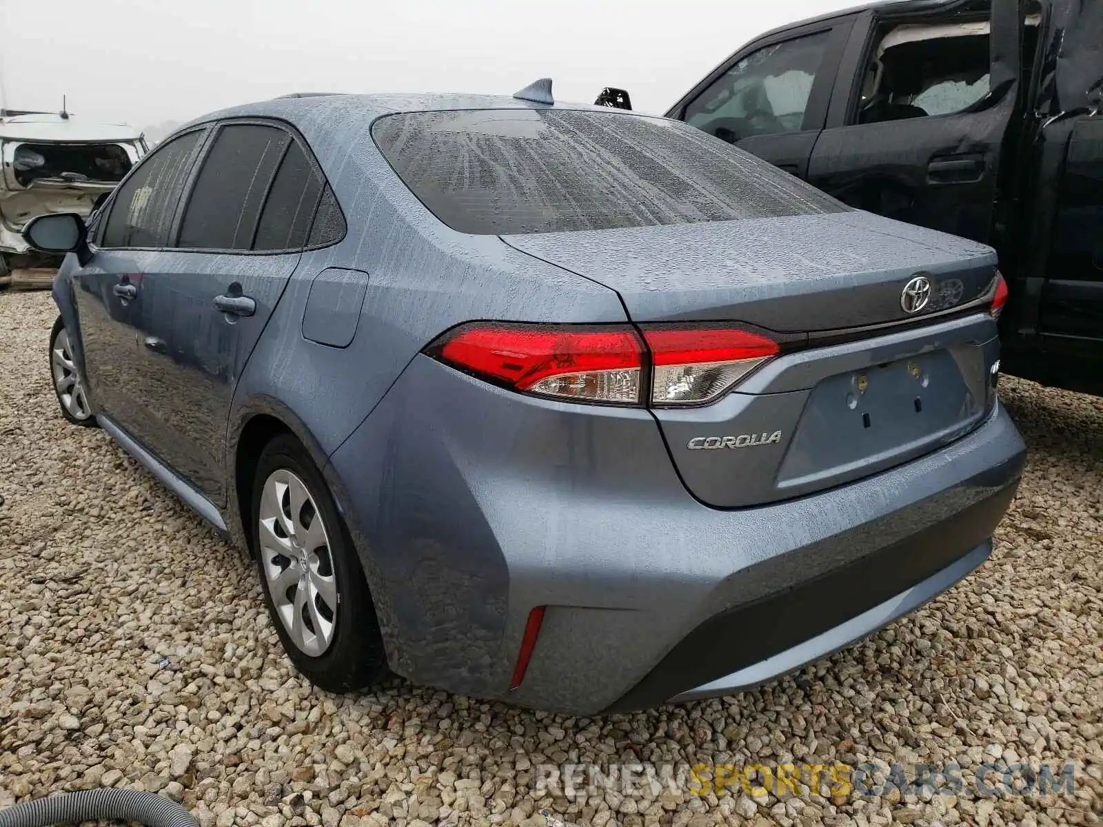 3 Photograph of a damaged car JTDEPRAE4LJ107745 TOYOTA COROLLA 2020