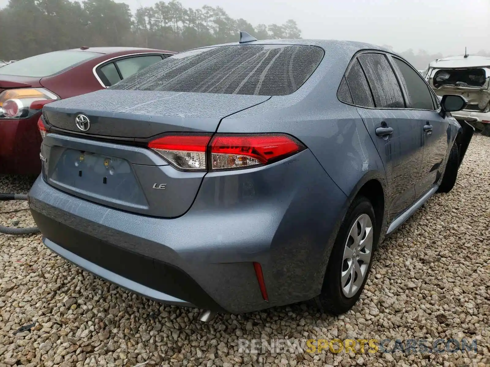 4 Photograph of a damaged car JTDEPRAE4LJ107745 TOYOTA COROLLA 2020