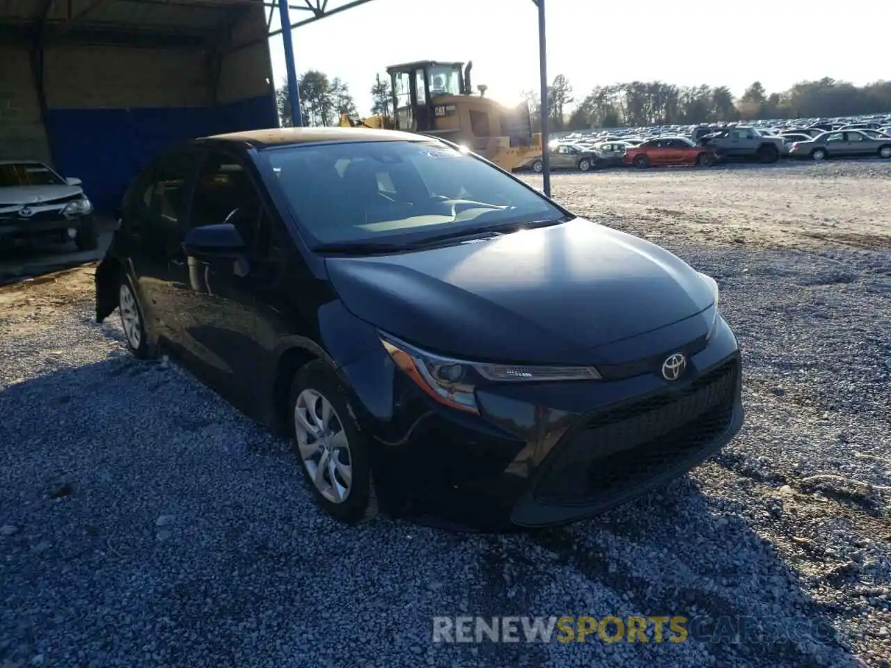 1 Photograph of a damaged car JTDEPRAE4LJ108555 TOYOTA COROLLA 2020