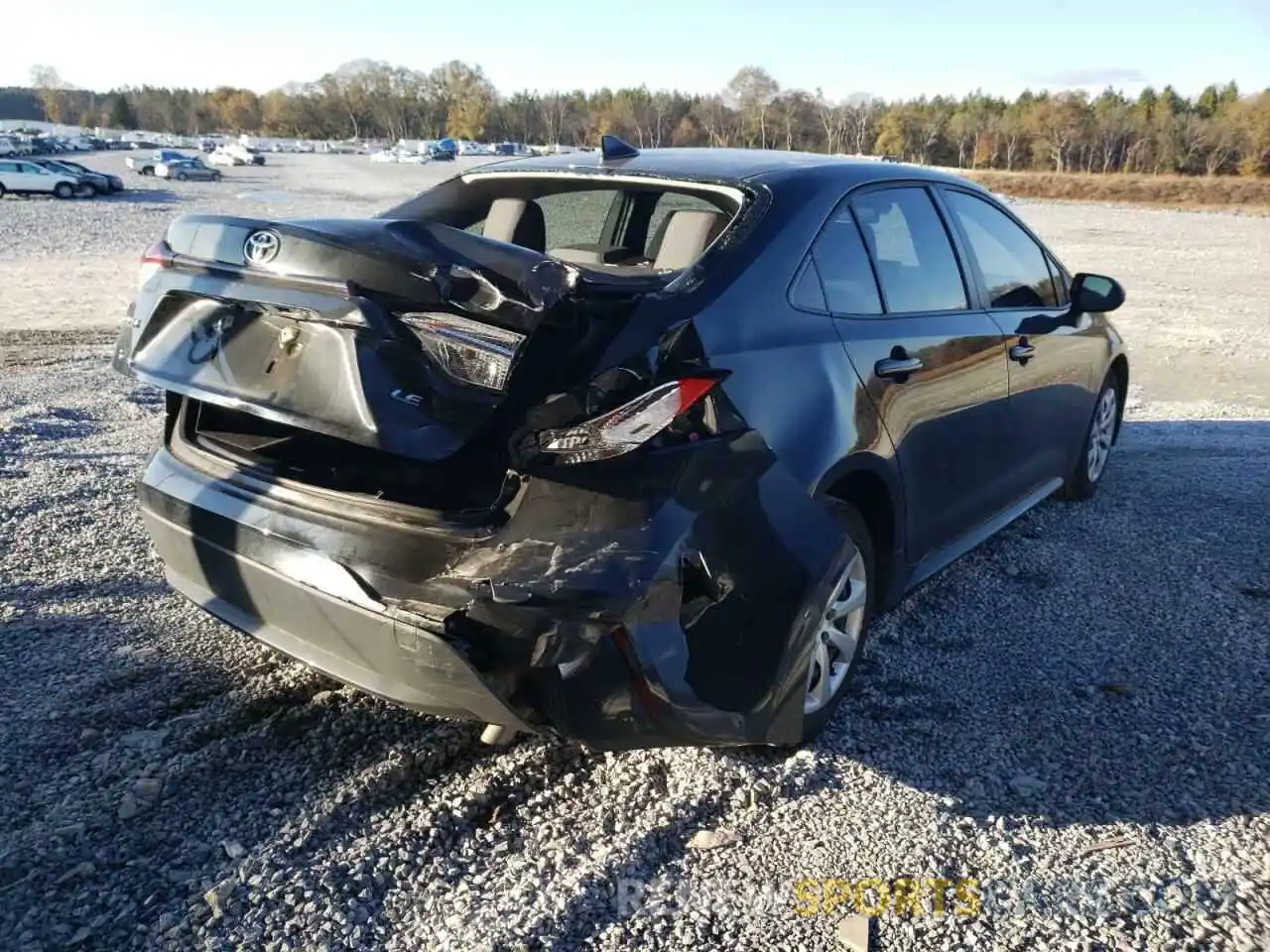 4 Photograph of a damaged car JTDEPRAE4LJ108555 TOYOTA COROLLA 2020