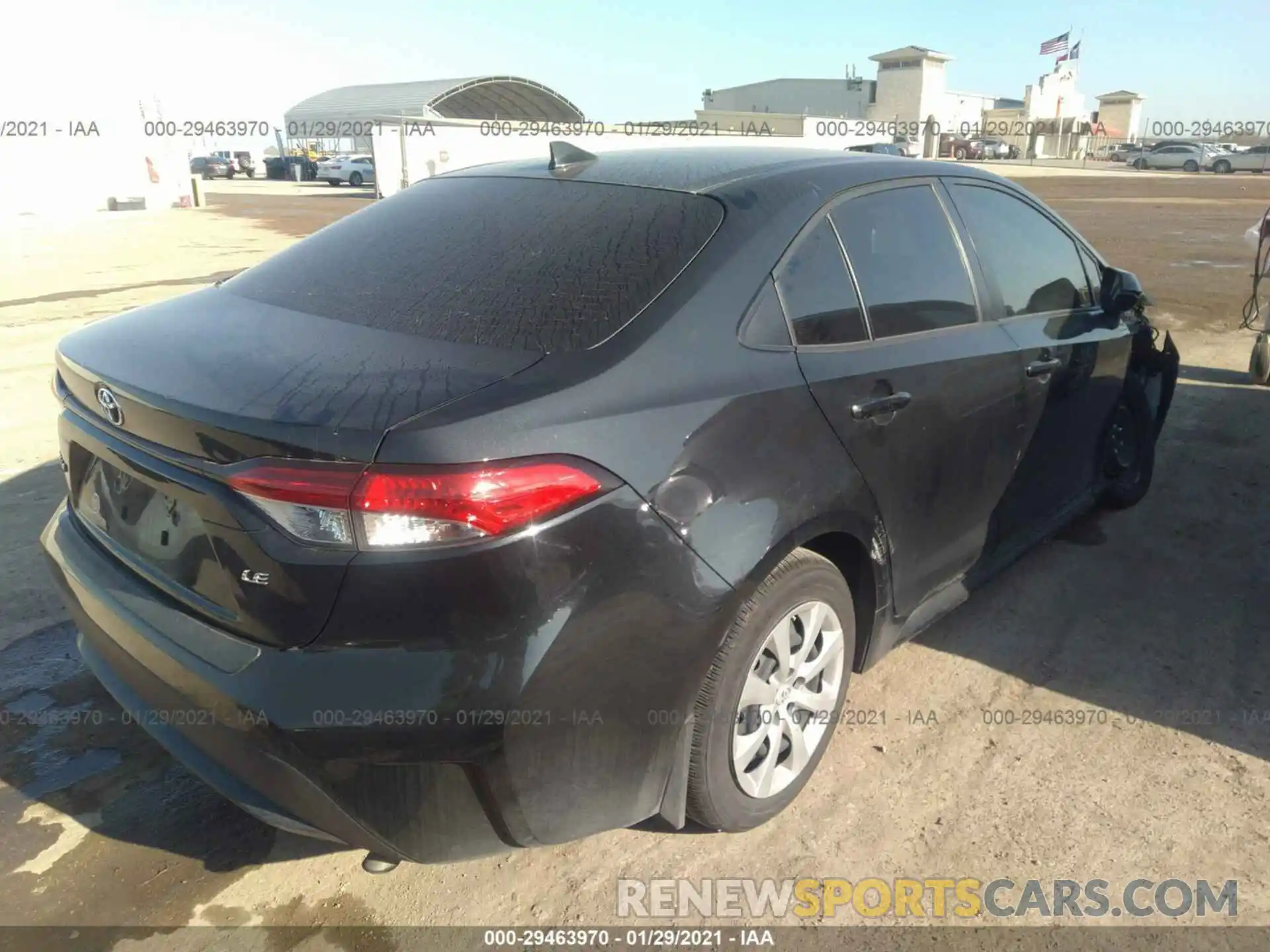 4 Photograph of a damaged car JTDEPRAE4LJ109883 TOYOTA COROLLA 2020