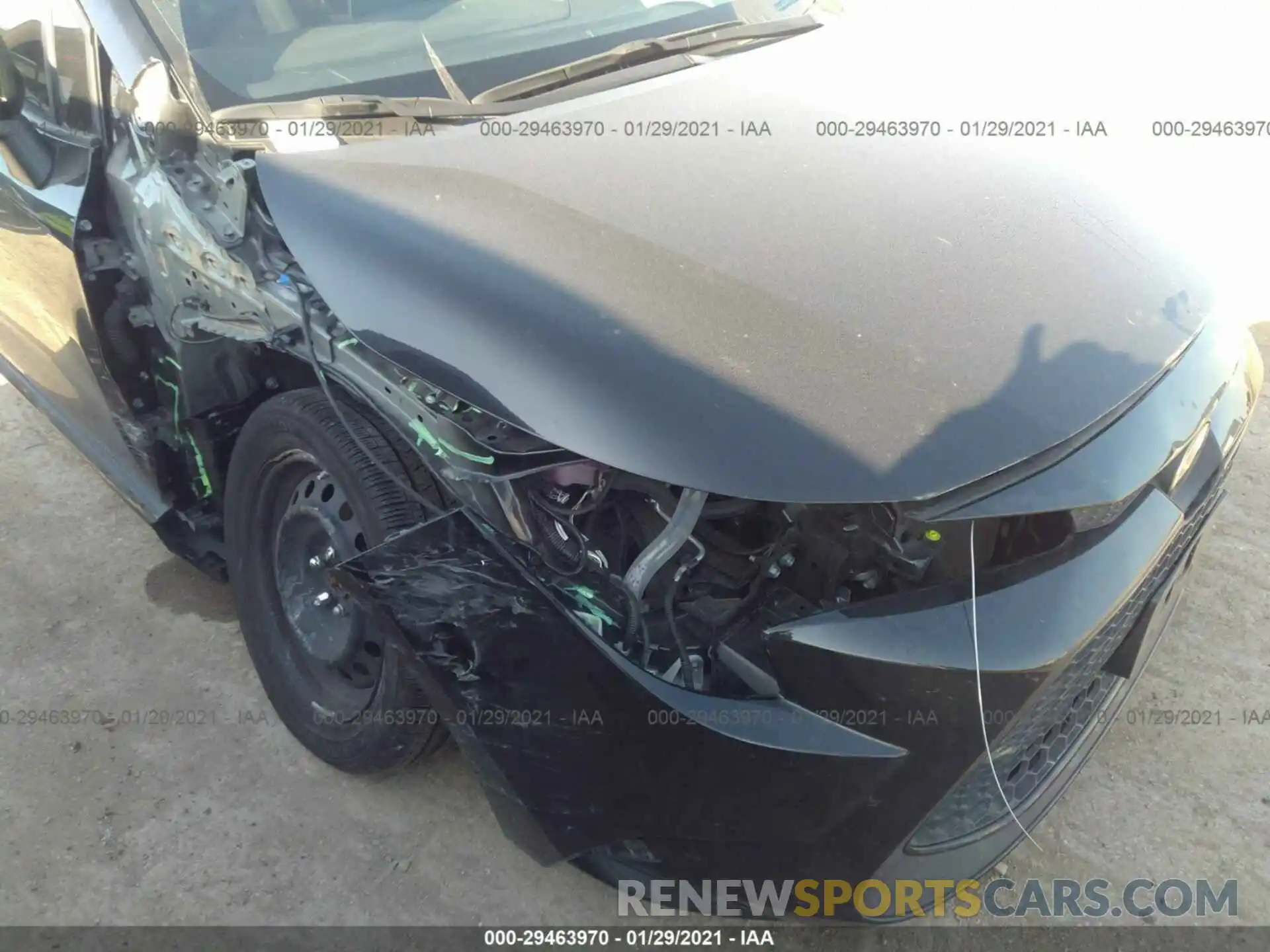 6 Photograph of a damaged car JTDEPRAE4LJ109883 TOYOTA COROLLA 2020