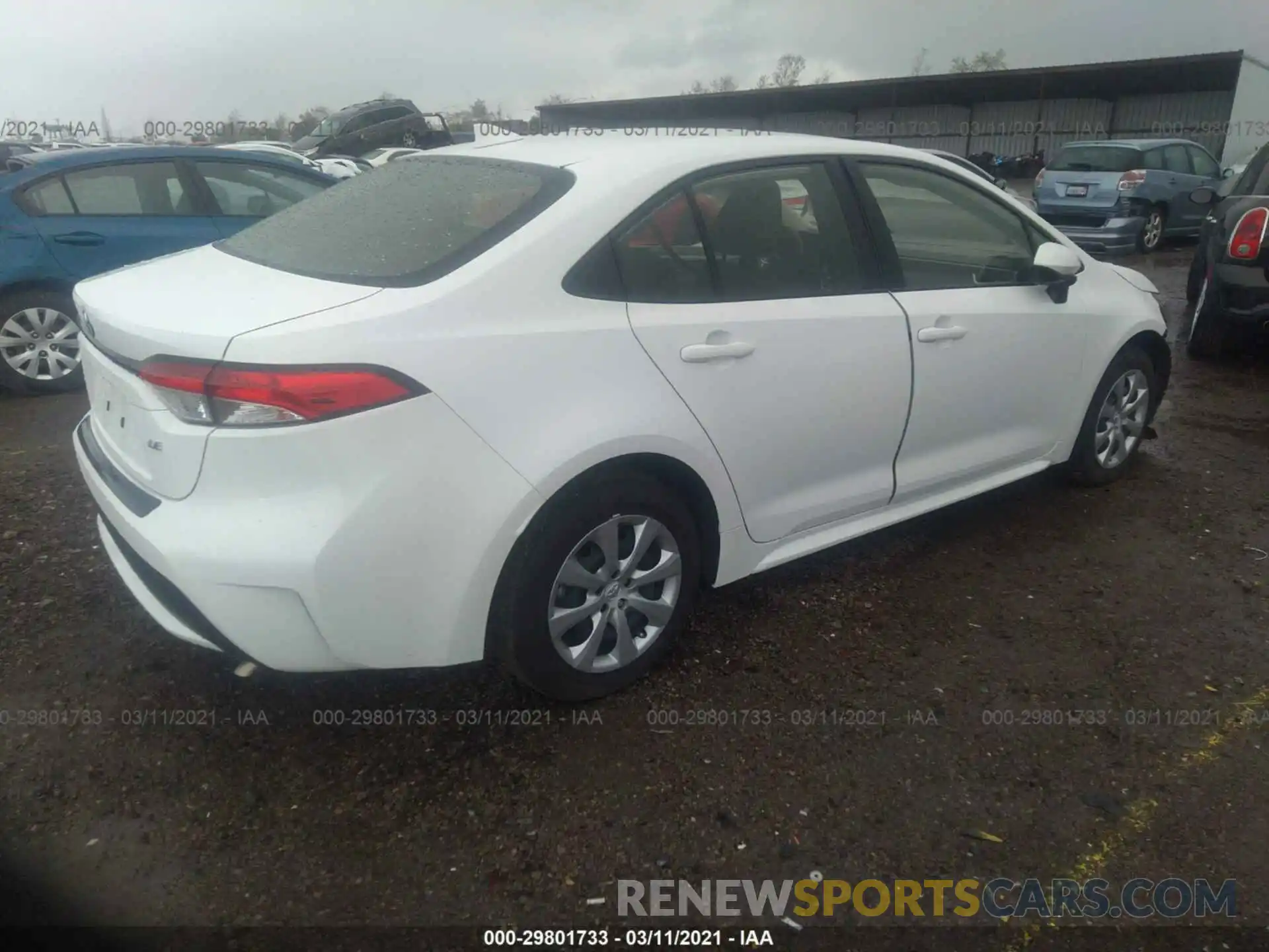 4 Photograph of a damaged car JTDEPRAE4LJ110225 TOYOTA COROLLA 2020