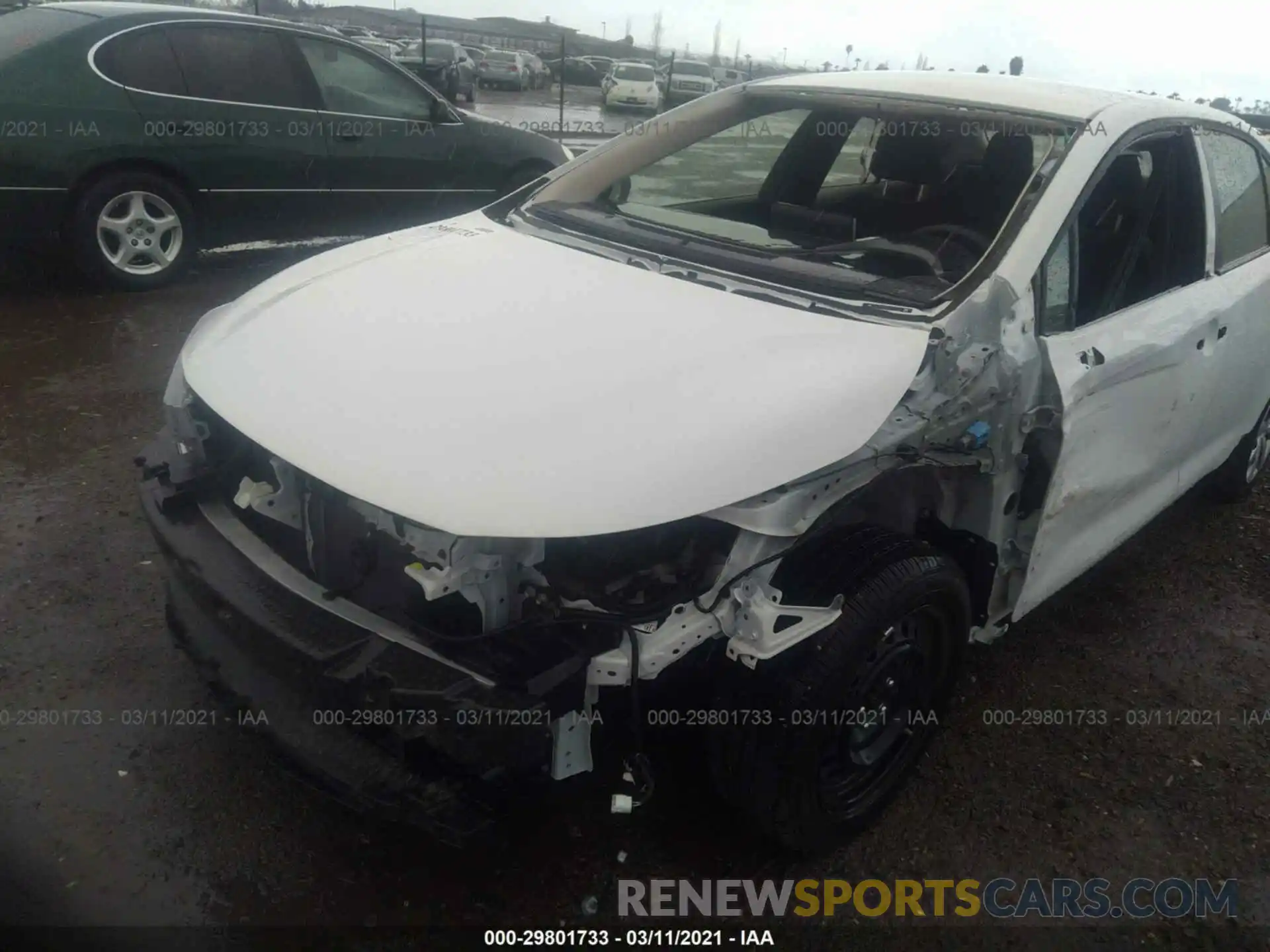 6 Photograph of a damaged car JTDEPRAE4LJ110225 TOYOTA COROLLA 2020