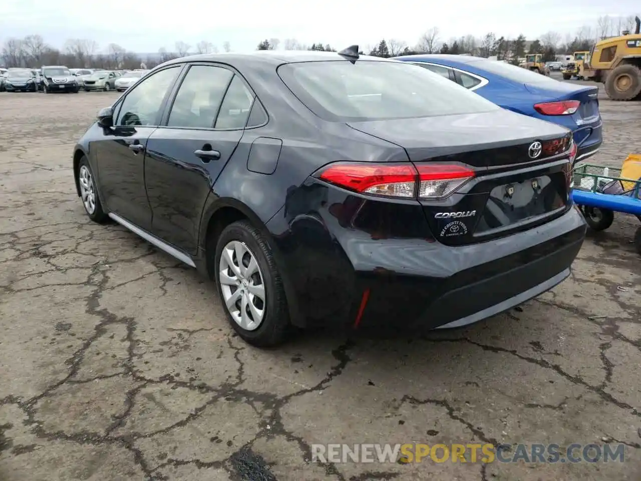 3 Photograph of a damaged car JTDEPRAE4LJ111343 TOYOTA COROLLA 2020