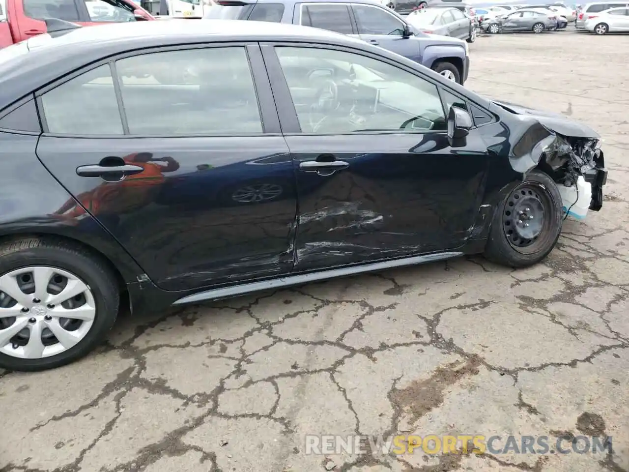 9 Photograph of a damaged car JTDEPRAE4LJ111343 TOYOTA COROLLA 2020