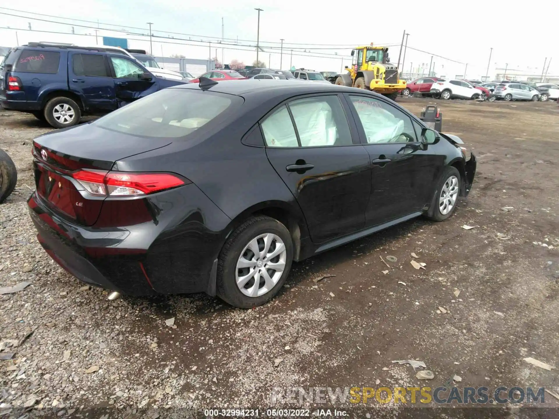 4 Photograph of a damaged car JTDEPRAE4LJ111889 TOYOTA COROLLA 2020