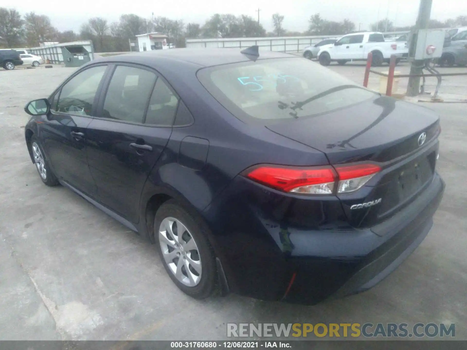 3 Photograph of a damaged car JTDEPRAE4LJ112573 TOYOTA COROLLA 2020