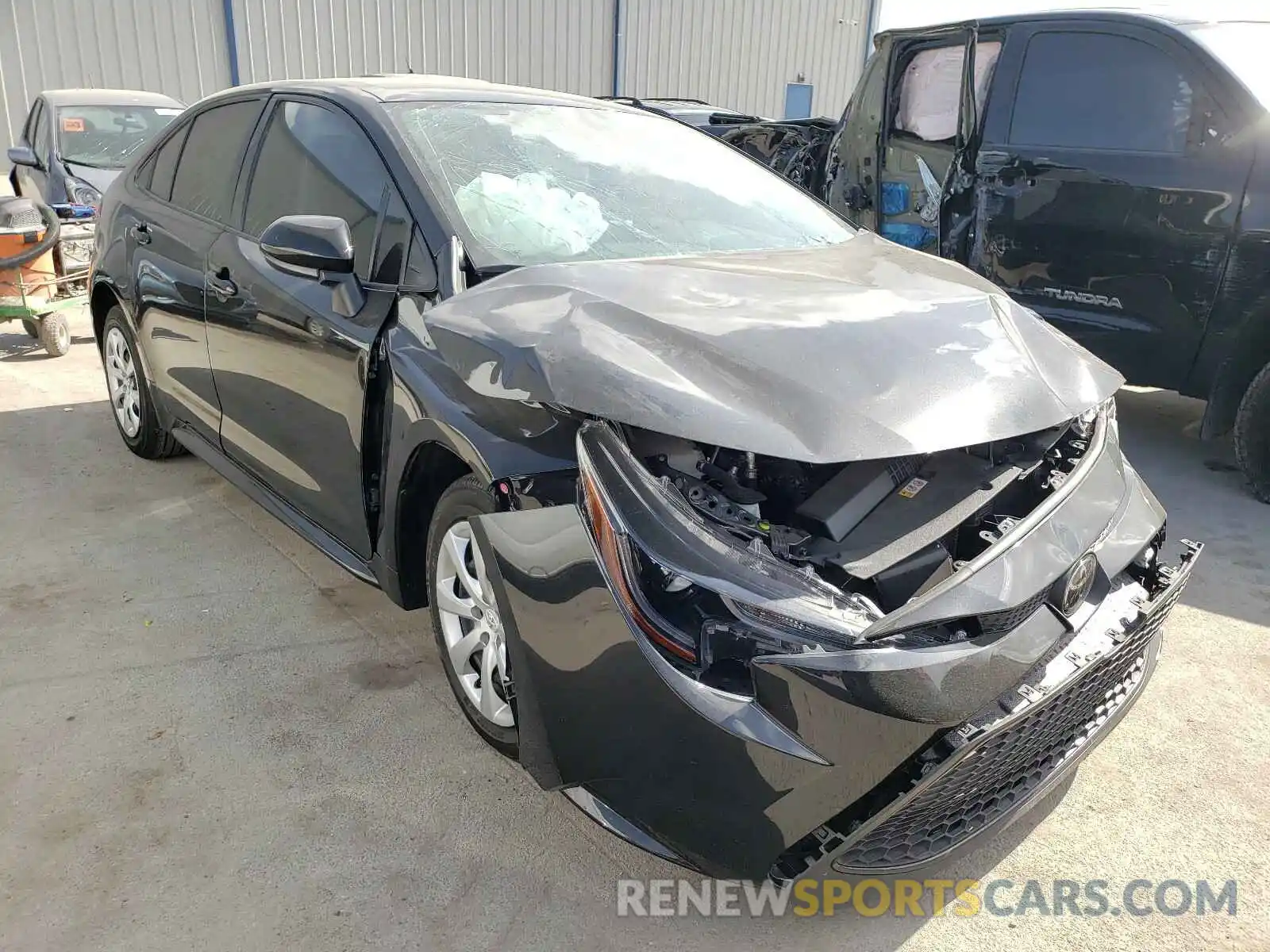 1 Photograph of a damaged car JTDEPRAE4LJ113111 TOYOTA COROLLA 2020