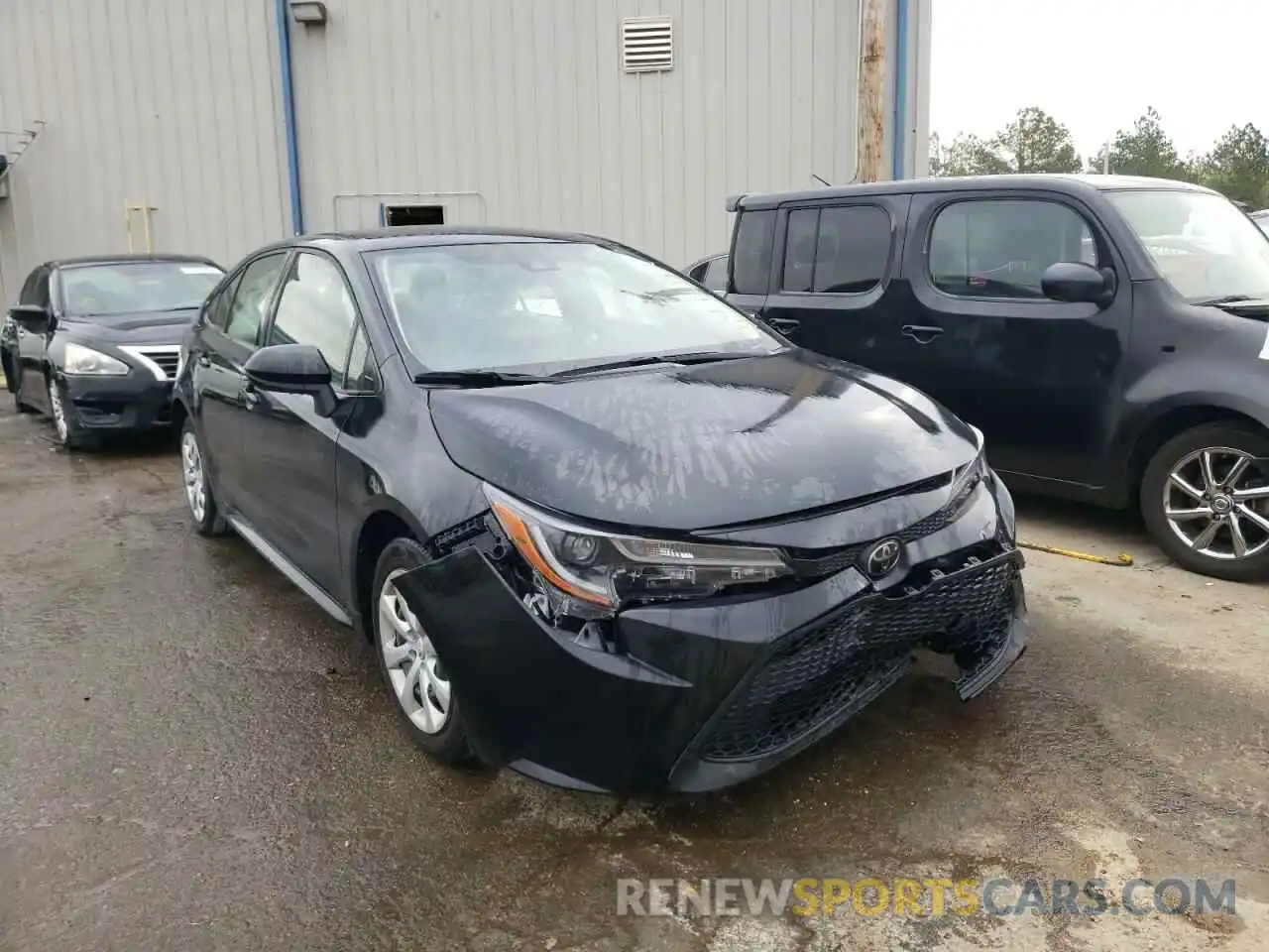 1 Photograph of a damaged car JTDEPRAE4LJ113190 TOYOTA COROLLA 2020