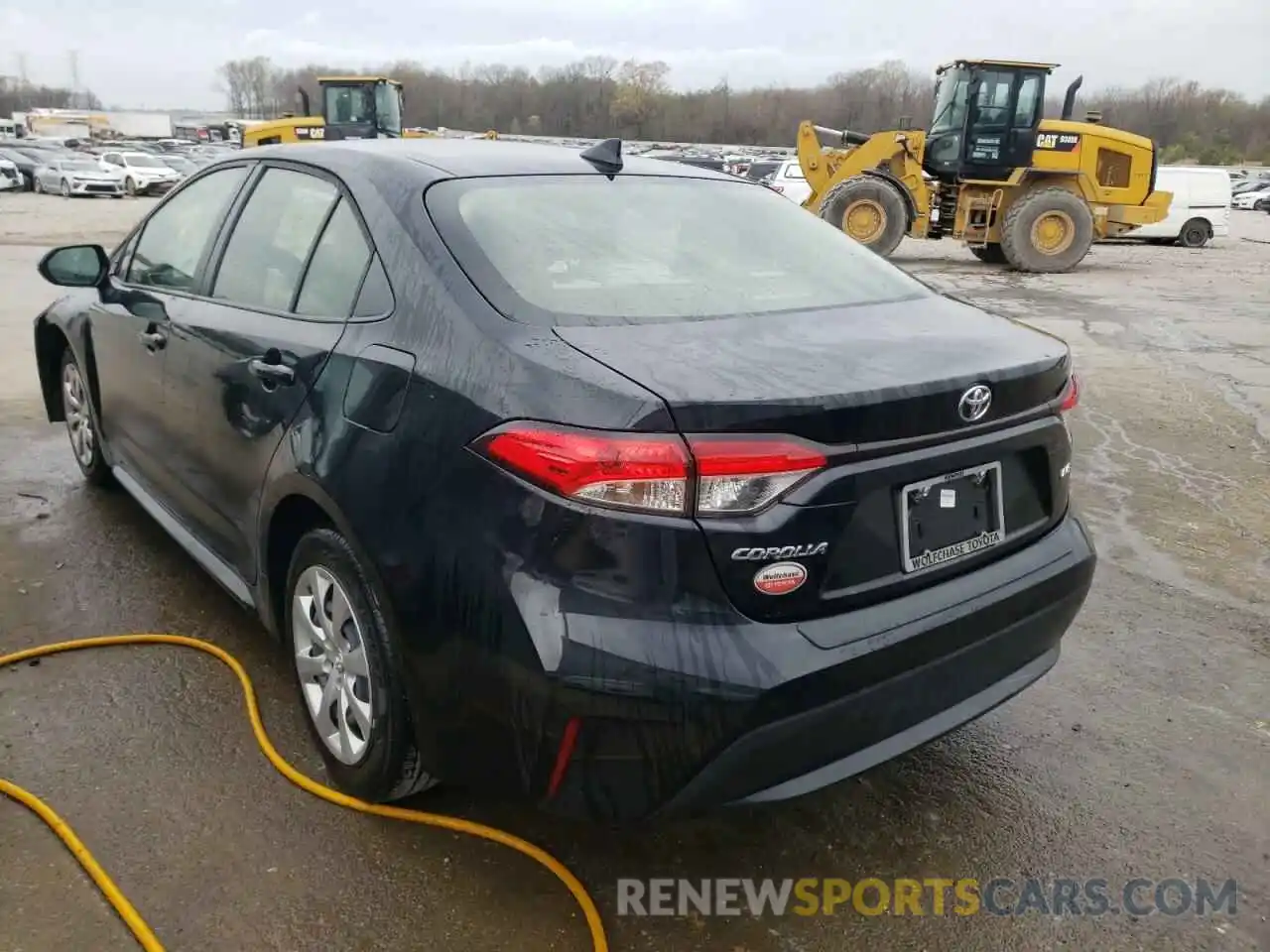 3 Photograph of a damaged car JTDEPRAE4LJ113190 TOYOTA COROLLA 2020