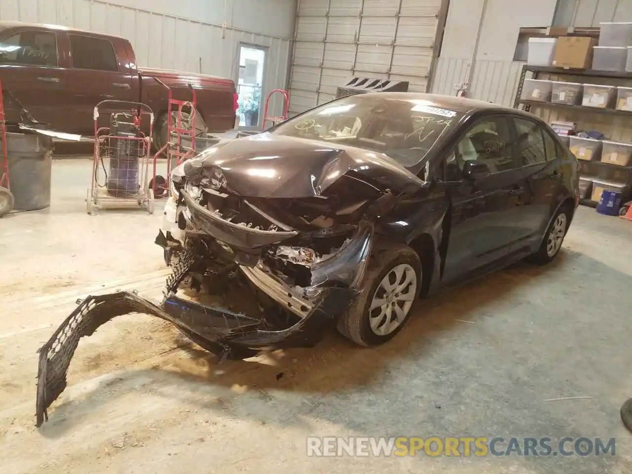 2 Photograph of a damaged car JTDEPRAE4LJ113433 TOYOTA COROLLA 2020