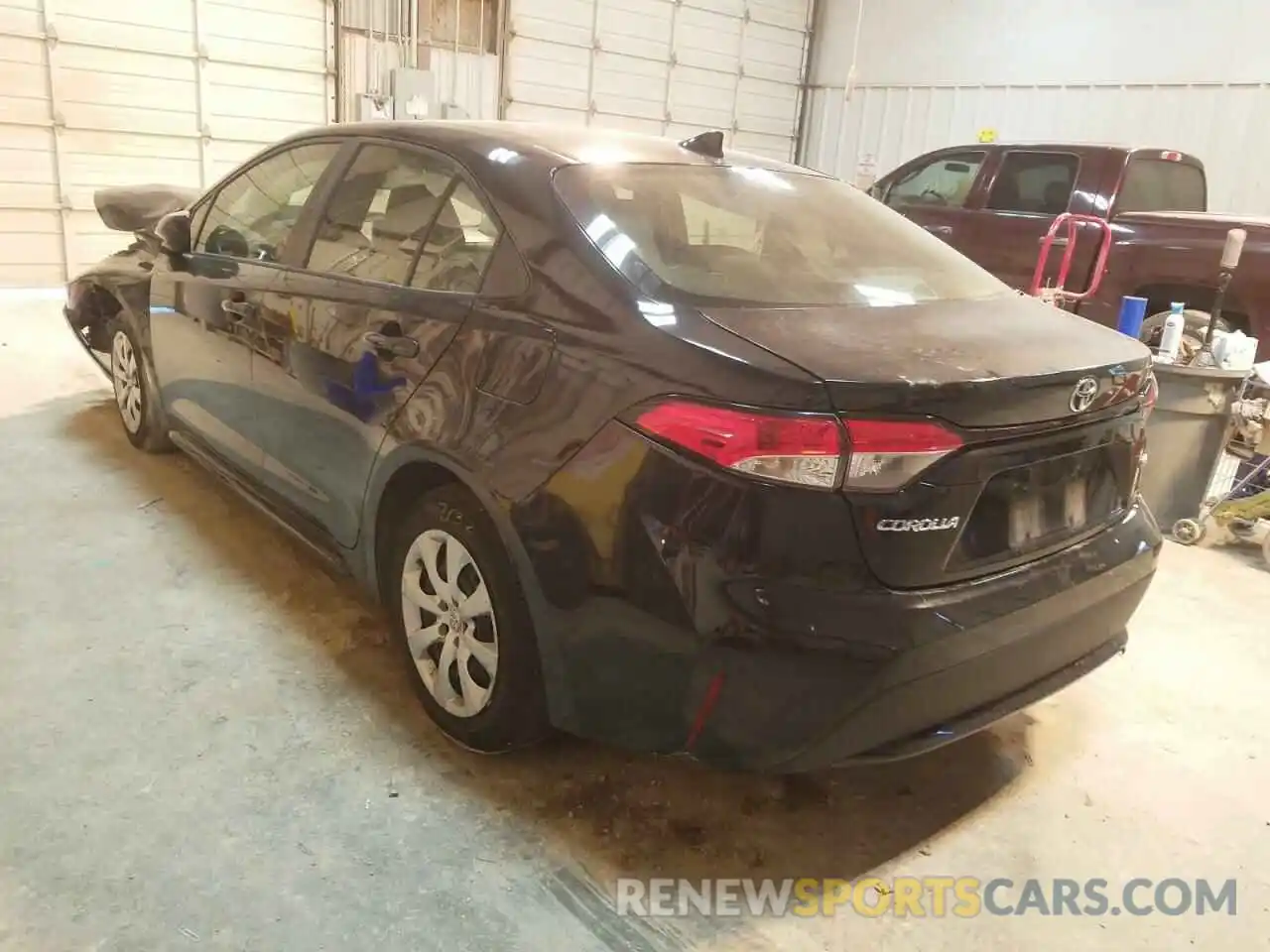 3 Photograph of a damaged car JTDEPRAE4LJ113433 TOYOTA COROLLA 2020