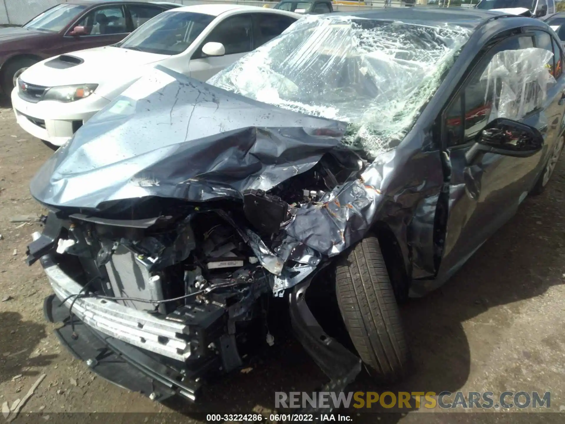 6 Photograph of a damaged car JTDEPRAE4LJ114579 TOYOTA COROLLA 2020