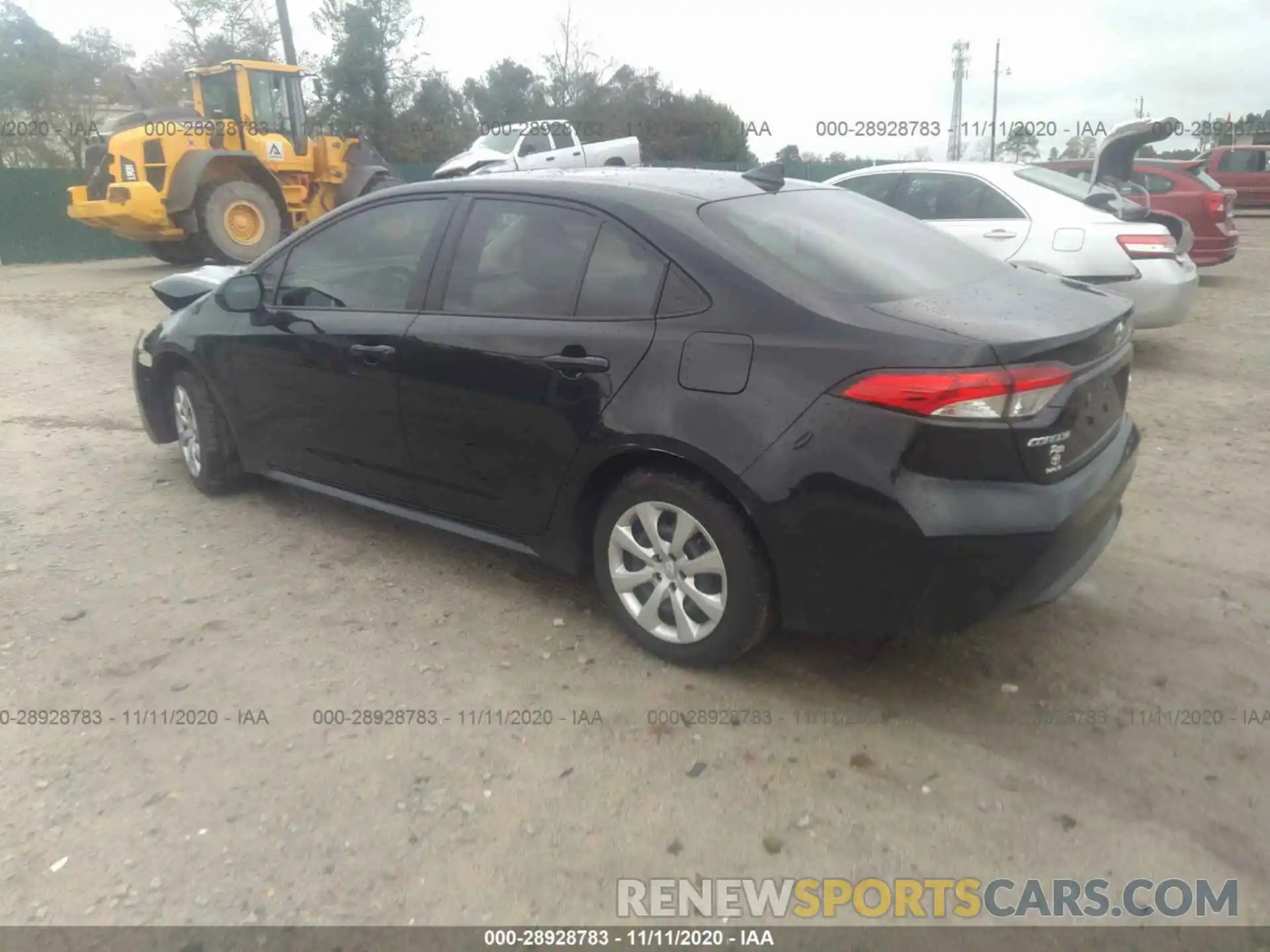 3 Photograph of a damaged car JTDEPRAE4LJ115473 TOYOTA COROLLA 2020