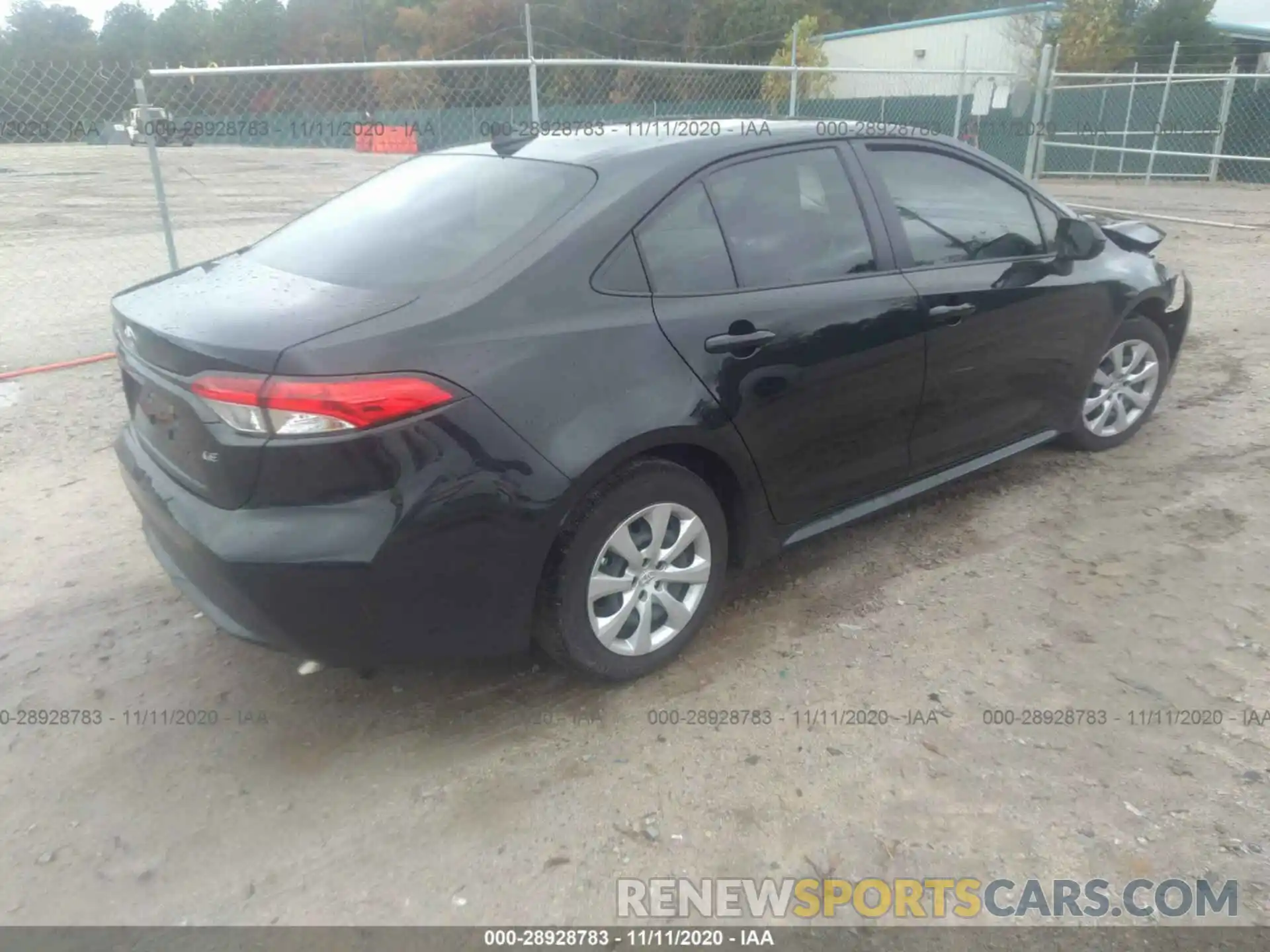 4 Photograph of a damaged car JTDEPRAE4LJ115473 TOYOTA COROLLA 2020