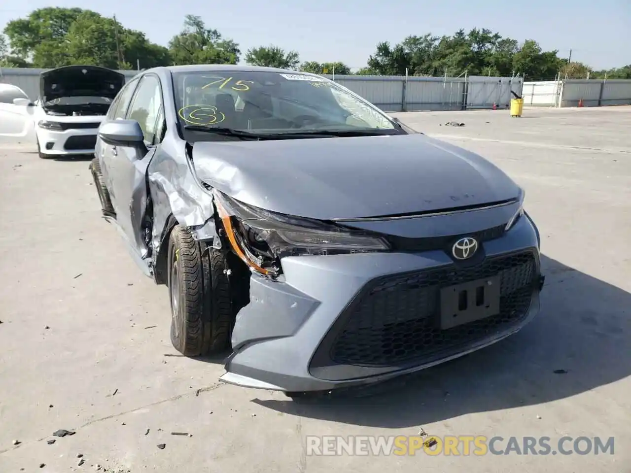 9 Photograph of a damaged car JTDEPRAE4LJ115599 TOYOTA COROLLA 2020