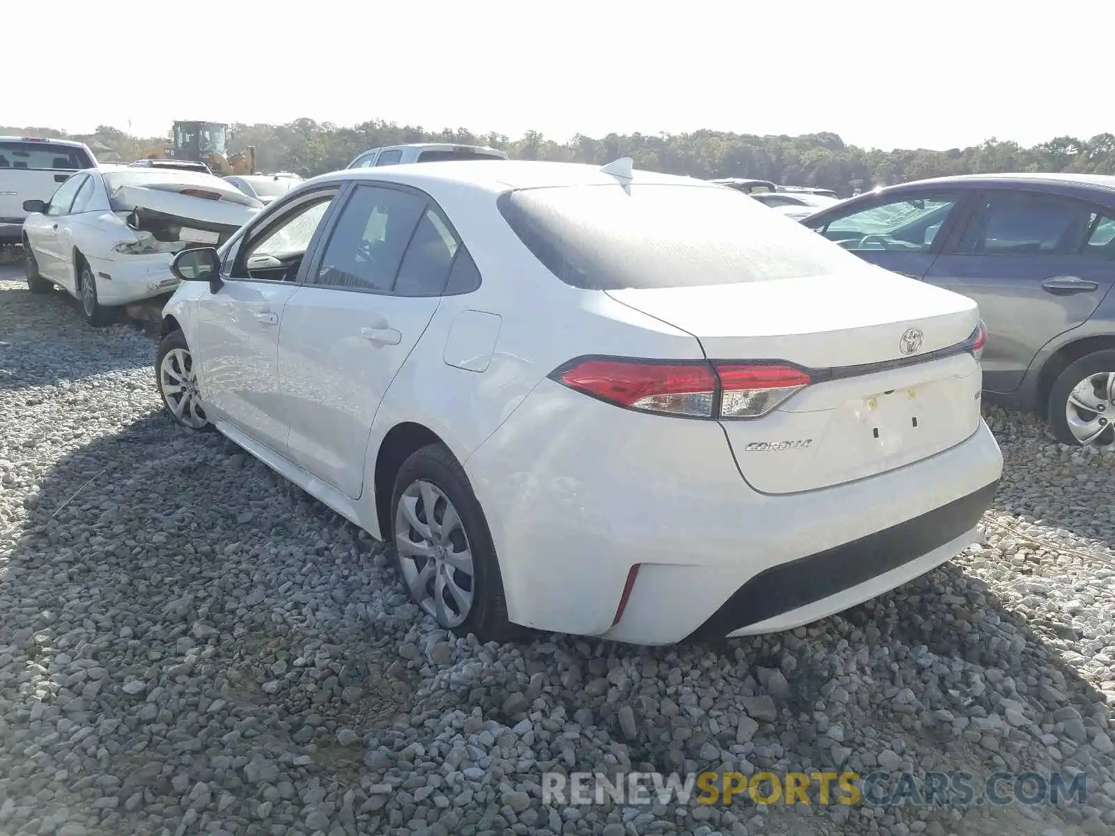 3 Photograph of a damaged car JTDEPRAE4LJ116901 TOYOTA COROLLA 2020