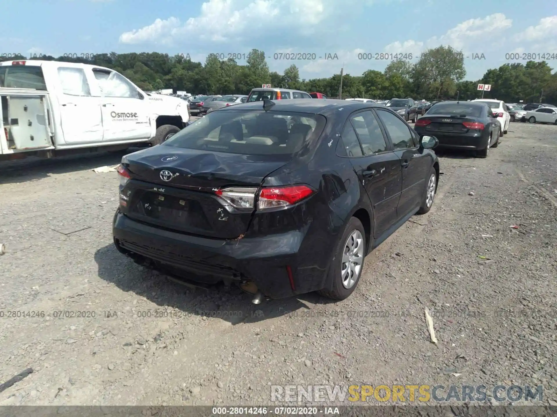 4 Photograph of a damaged car JTDEPRAE5LJ000588 TOYOTA COROLLA 2020