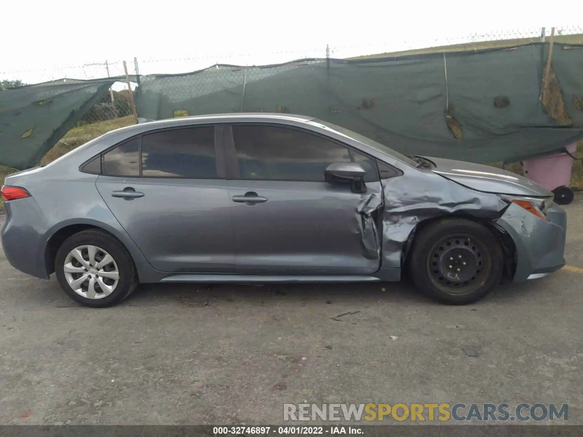 6 Photograph of a damaged car JTDEPRAE5LJ000607 TOYOTA COROLLA 2020