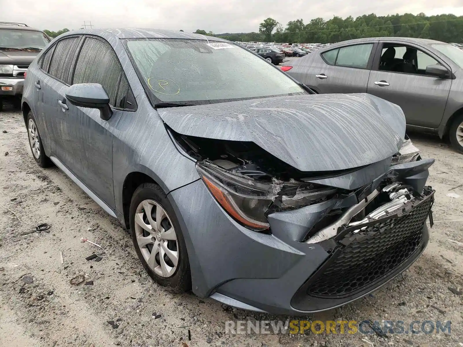 1 Photograph of a damaged car JTDEPRAE5LJ000820 TOYOTA COROLLA 2020