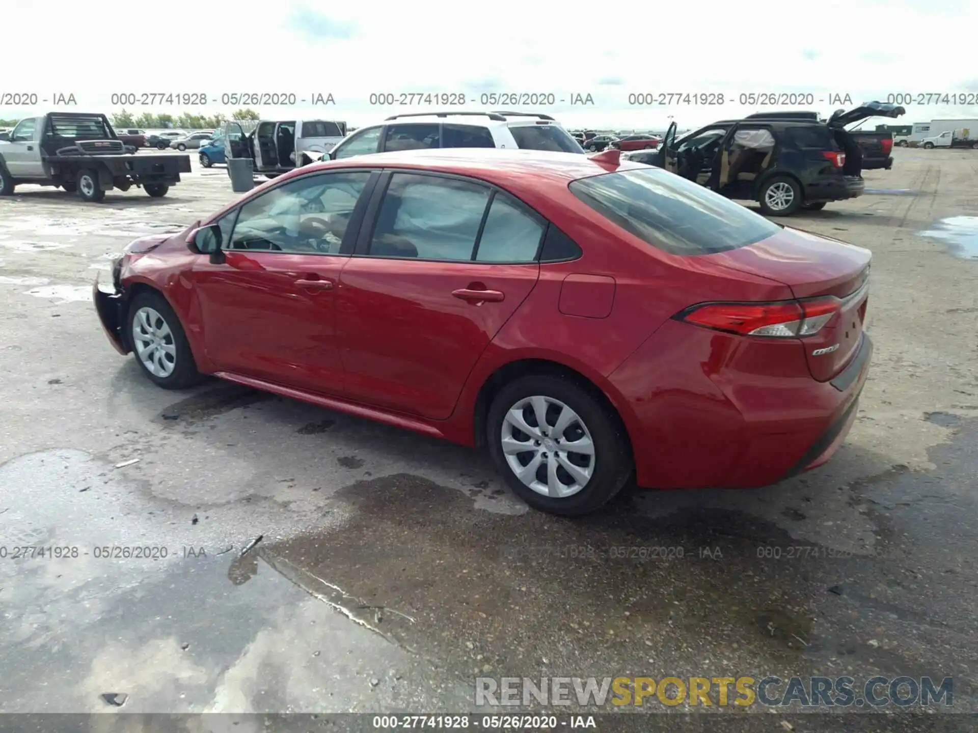 3 Photograph of a damaged car JTDEPRAE5LJ001952 TOYOTA COROLLA 2020