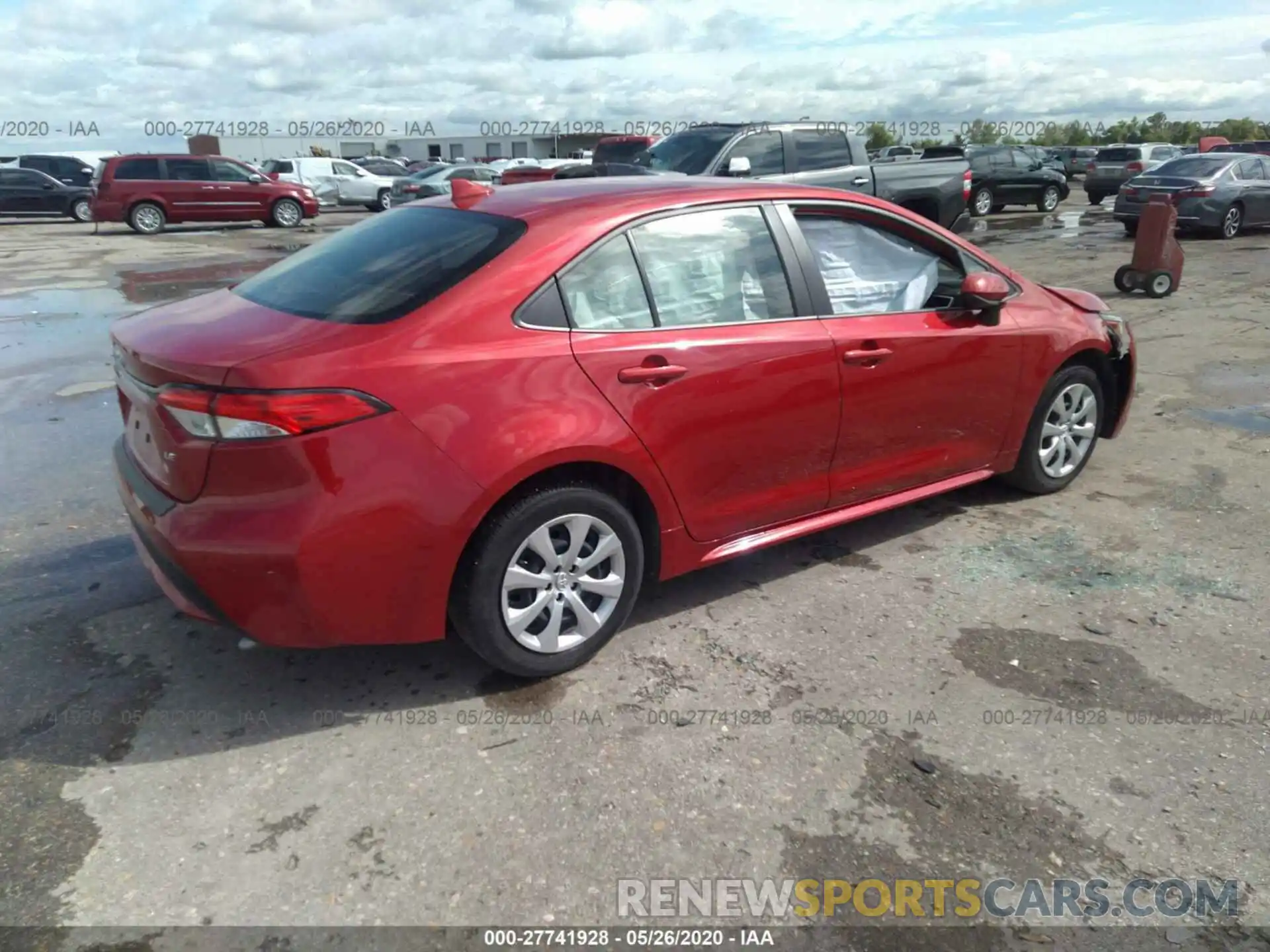 4 Photograph of a damaged car JTDEPRAE5LJ001952 TOYOTA COROLLA 2020