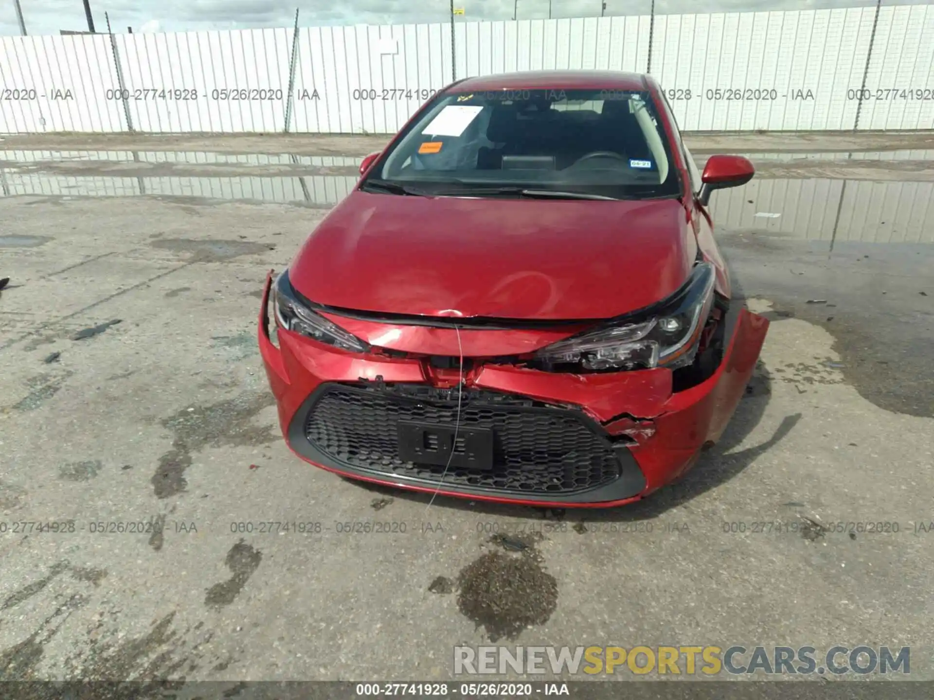 6 Photograph of a damaged car JTDEPRAE5LJ001952 TOYOTA COROLLA 2020