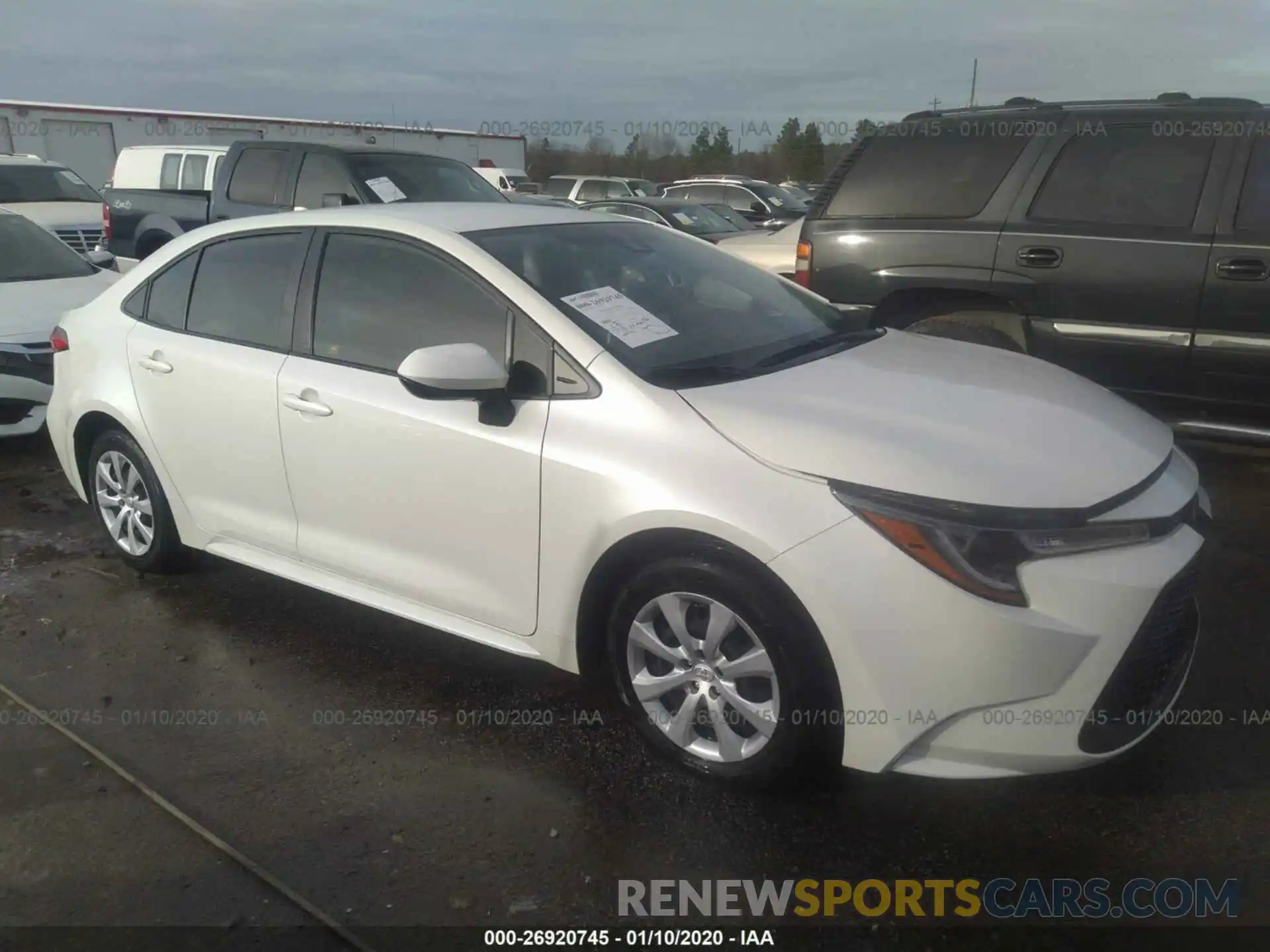 1 Photograph of a damaged car JTDEPRAE5LJ002244 TOYOTA COROLLA 2020