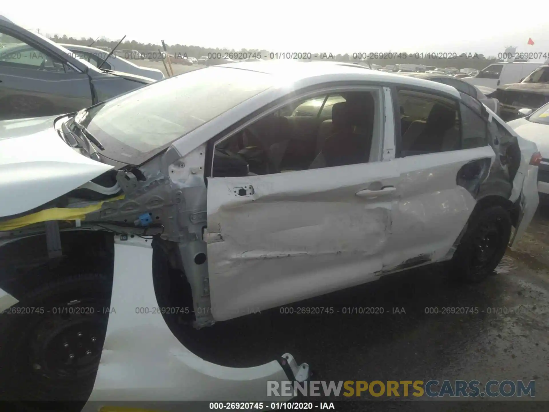 6 Photograph of a damaged car JTDEPRAE5LJ002244 TOYOTA COROLLA 2020