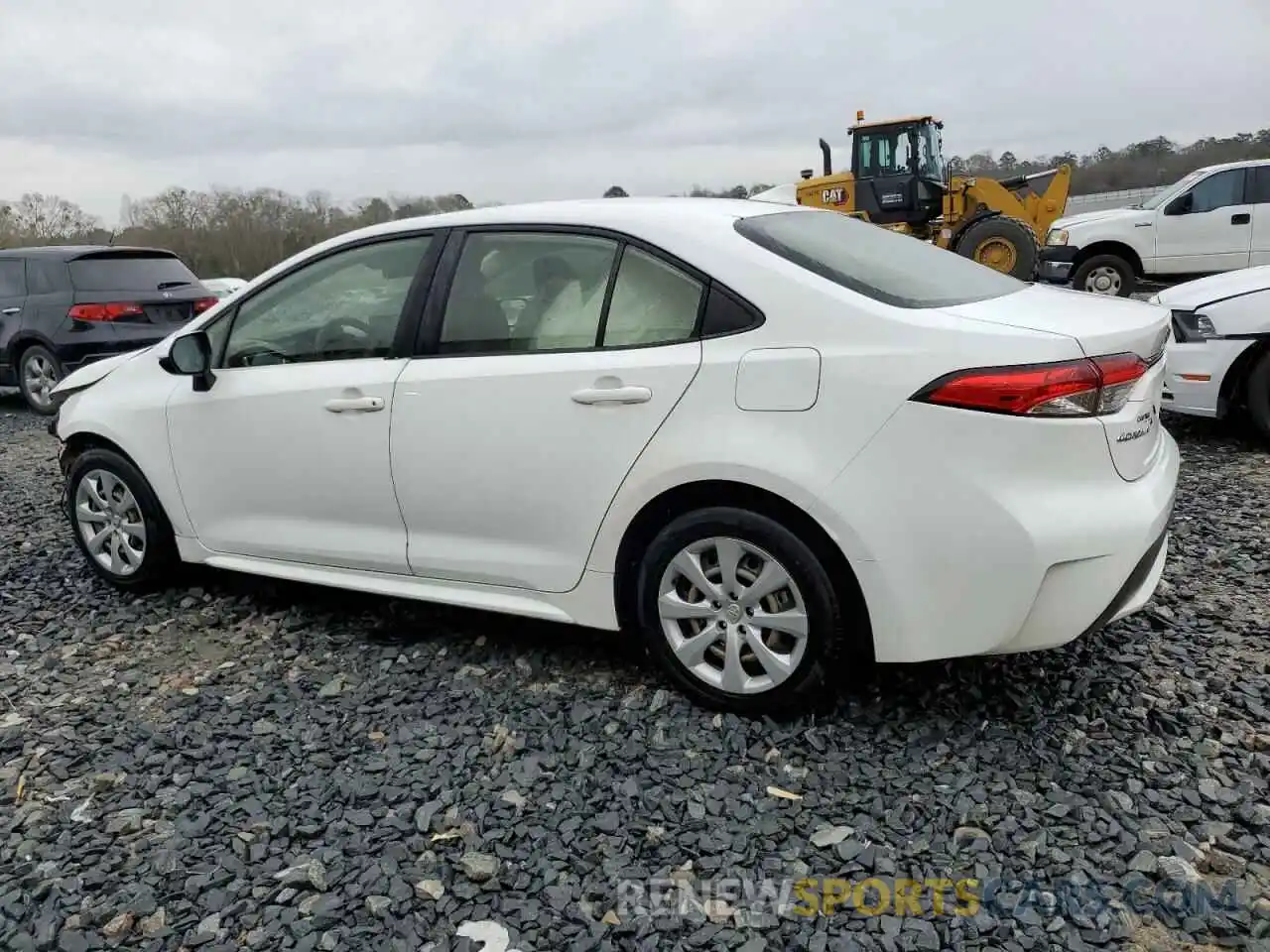 2 Photograph of a damaged car JTDEPRAE5LJ002275 TOYOTA COROLLA 2020