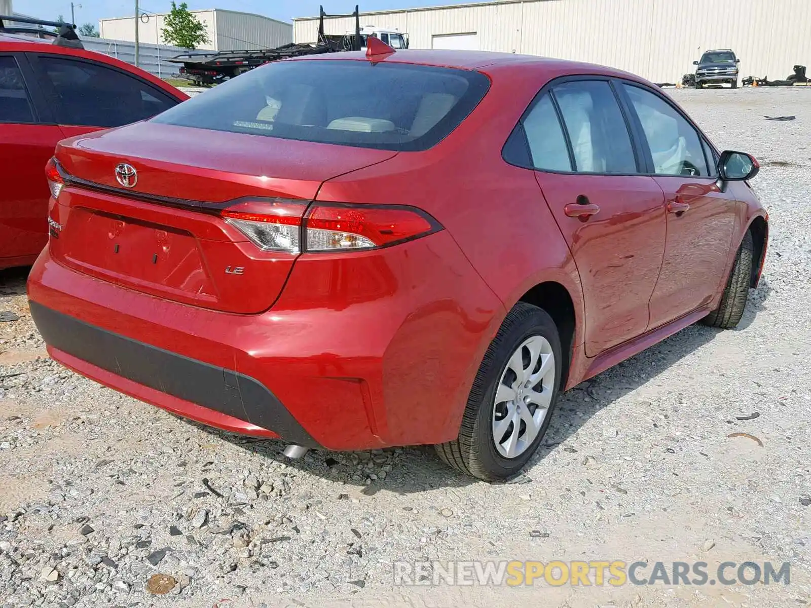 4 Photograph of a damaged car JTDEPRAE5LJ002292 TOYOTA COROLLA 2020