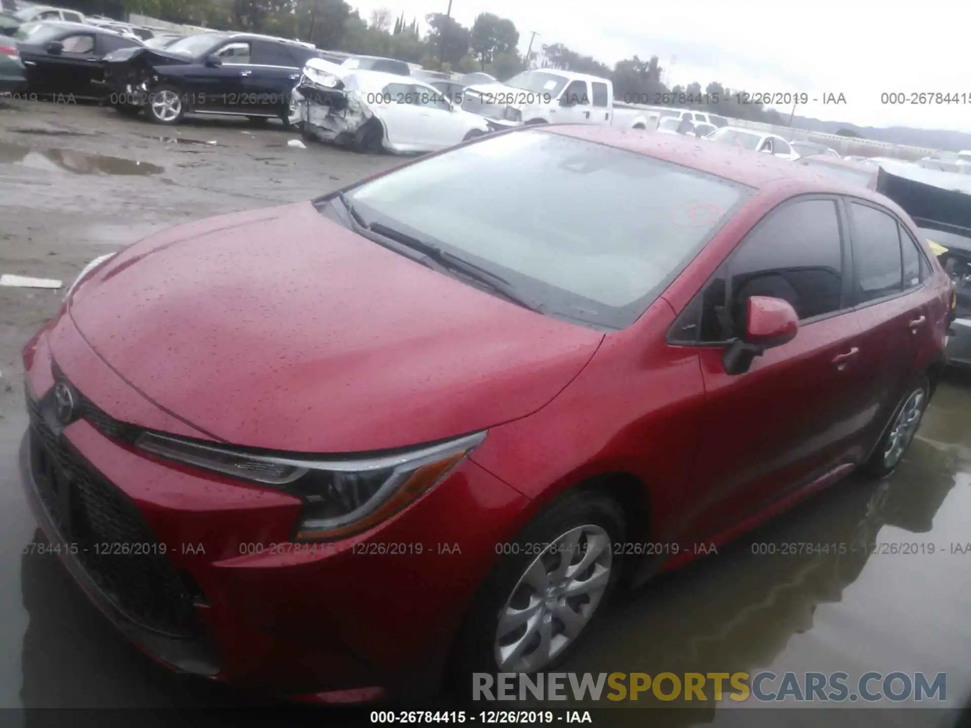 2 Photograph of a damaged car JTDEPRAE5LJ002714 TOYOTA COROLLA 2020