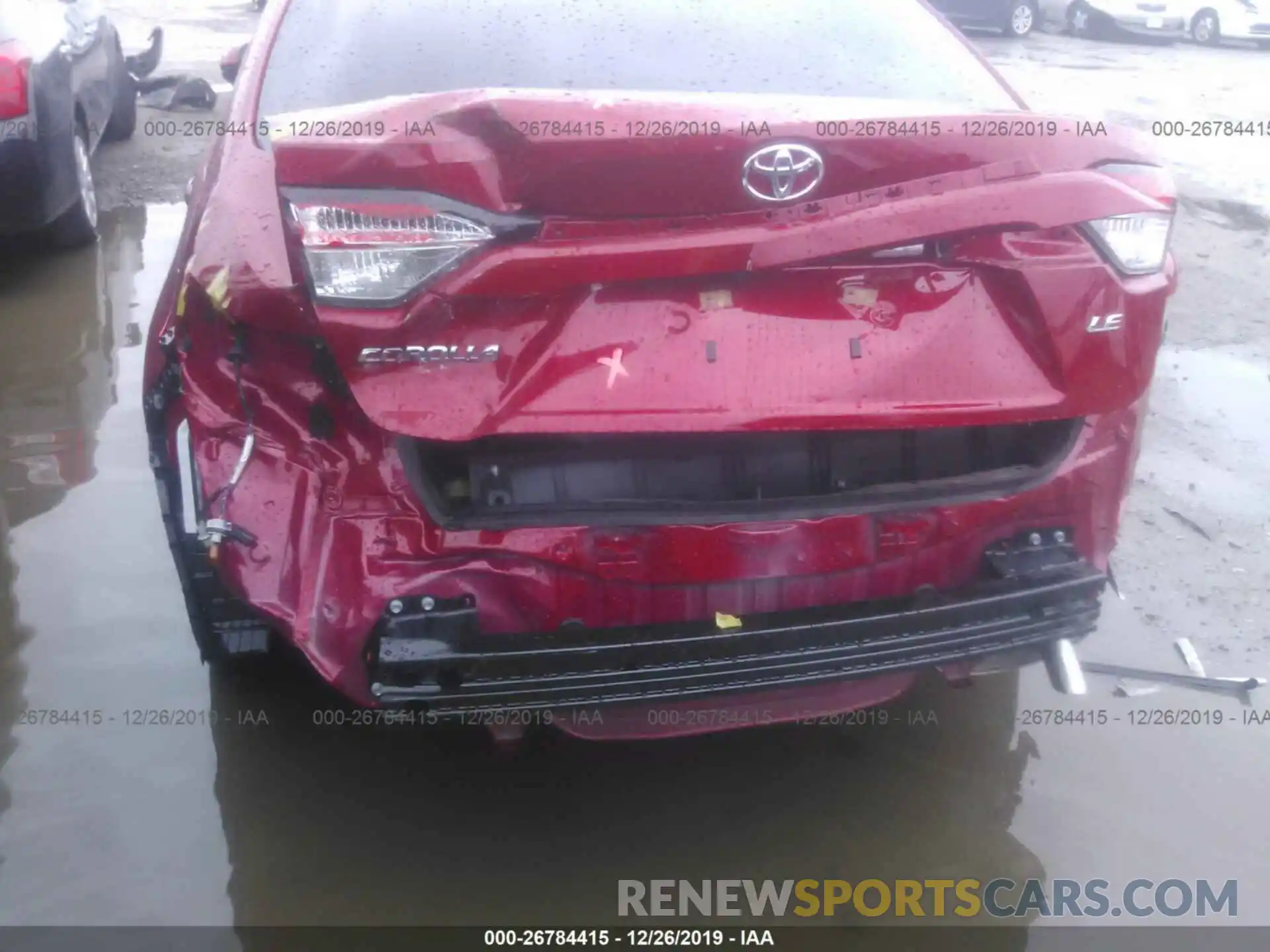 6 Photograph of a damaged car JTDEPRAE5LJ002714 TOYOTA COROLLA 2020