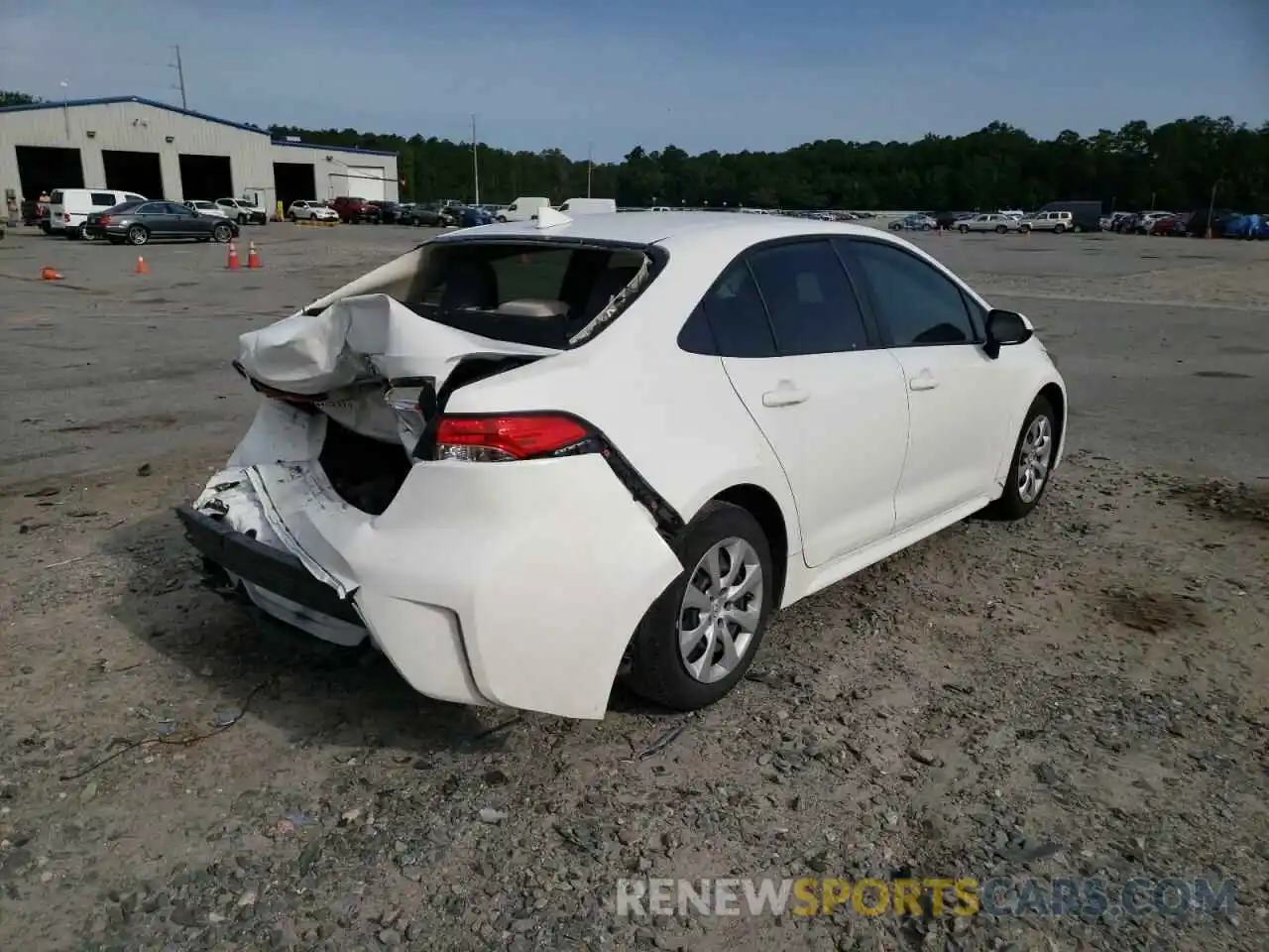 4 Photograph of a damaged car JTDEPRAE5LJ003152 TOYOTA COROLLA 2020