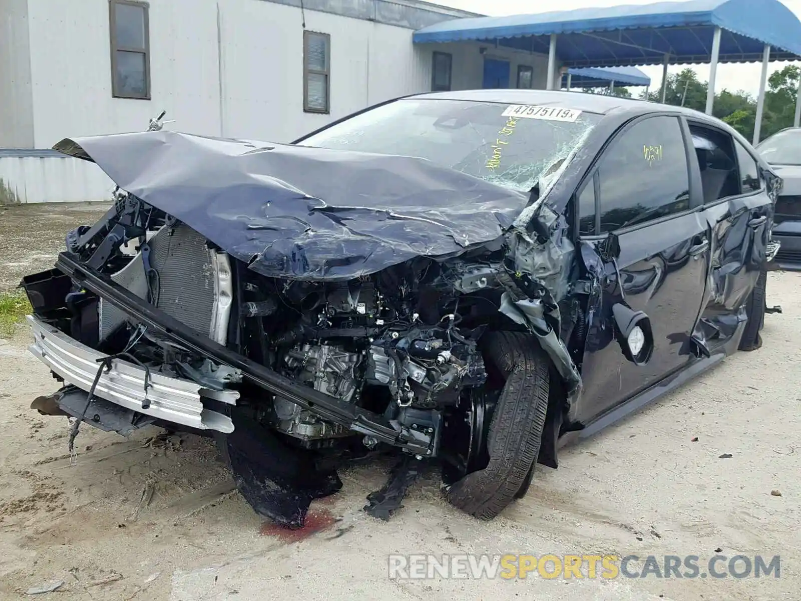 2 Photograph of a damaged car JTDEPRAE5LJ003524 TOYOTA COROLLA 2020