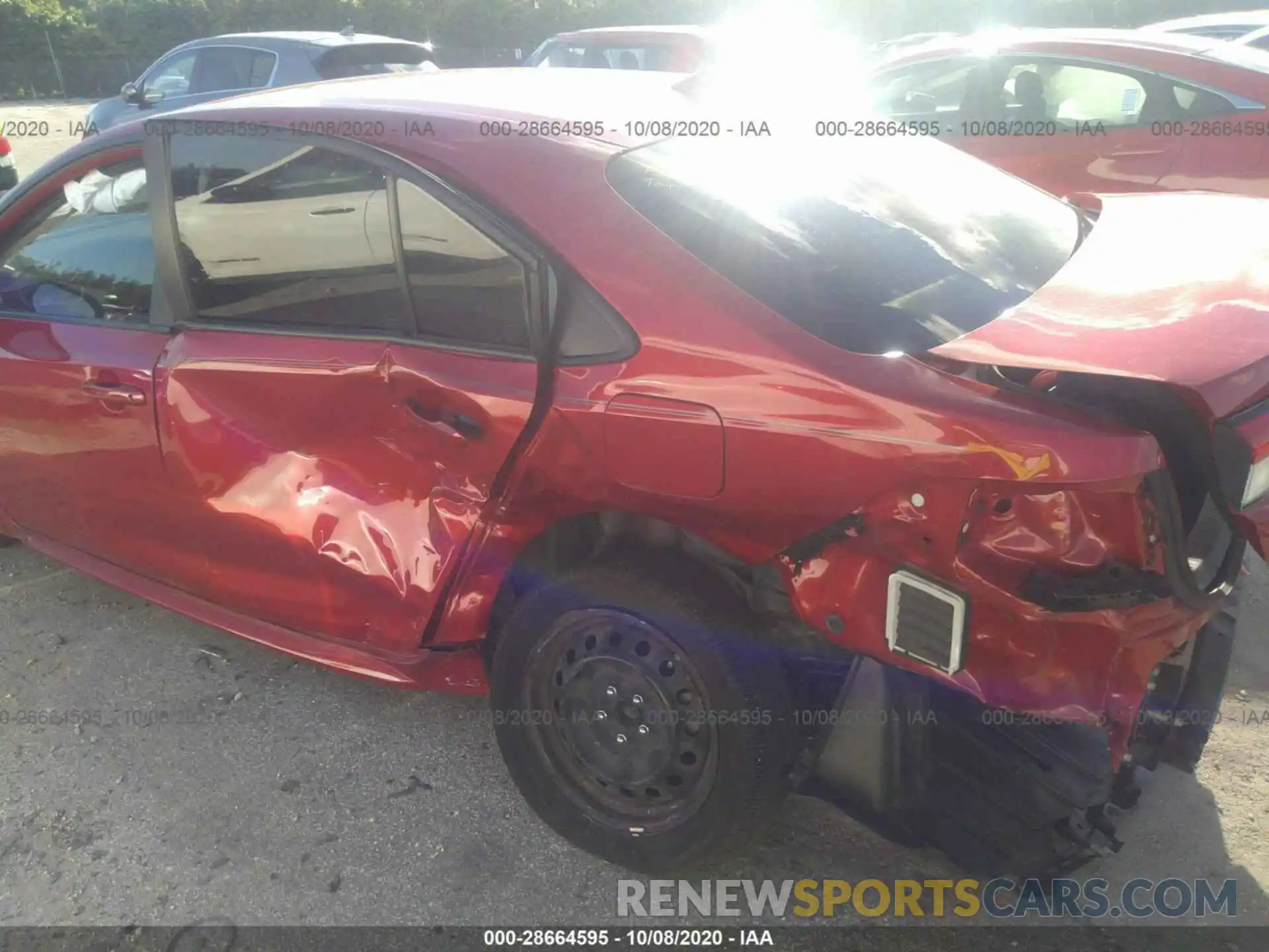 6 Photograph of a damaged car JTDEPRAE5LJ003832 TOYOTA COROLLA 2020